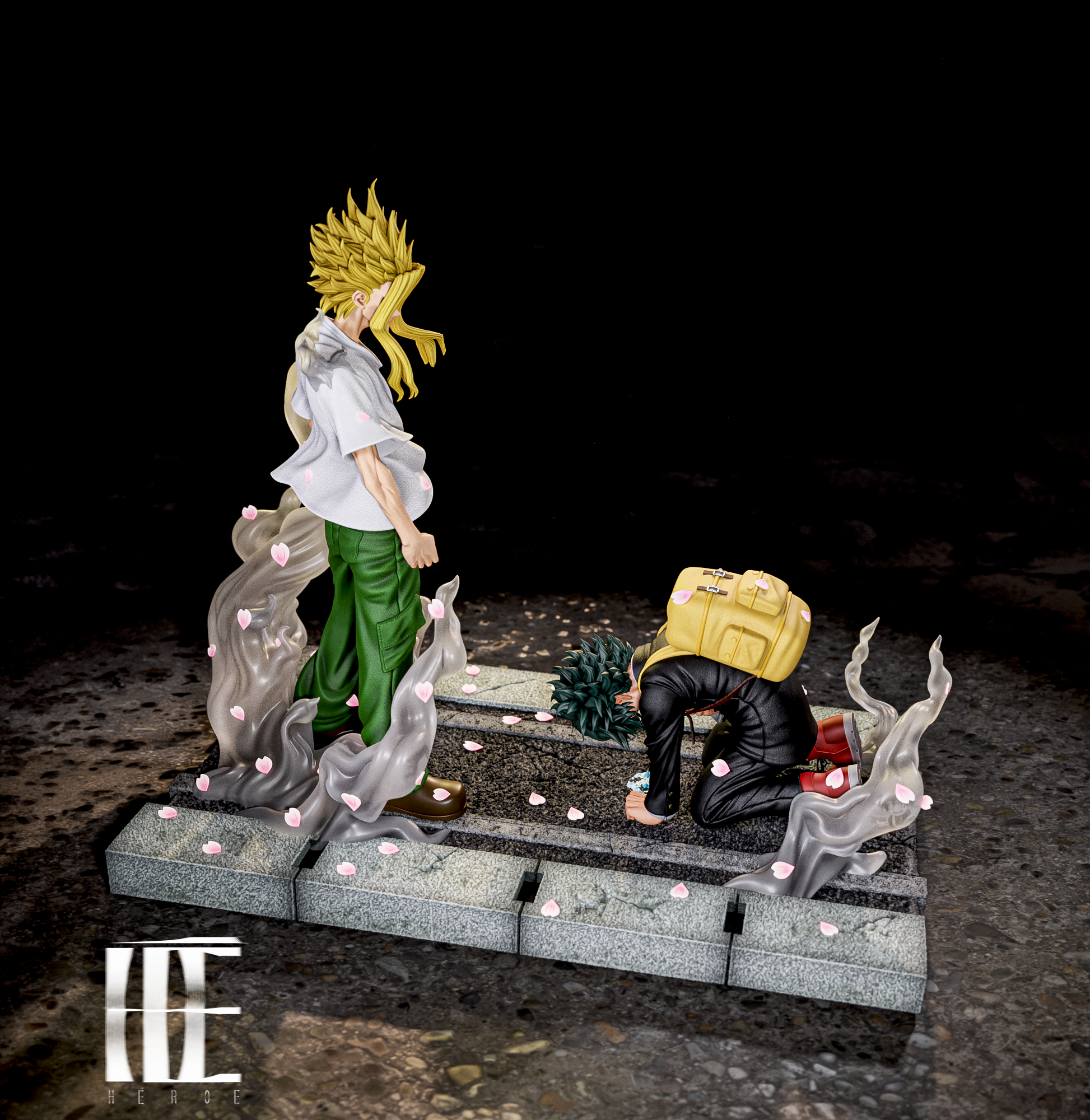 【Pre-sale】1/4 Scale Where the Story Begins All Might and Deku-My Hero Academia-Héroe Collectibles Studio