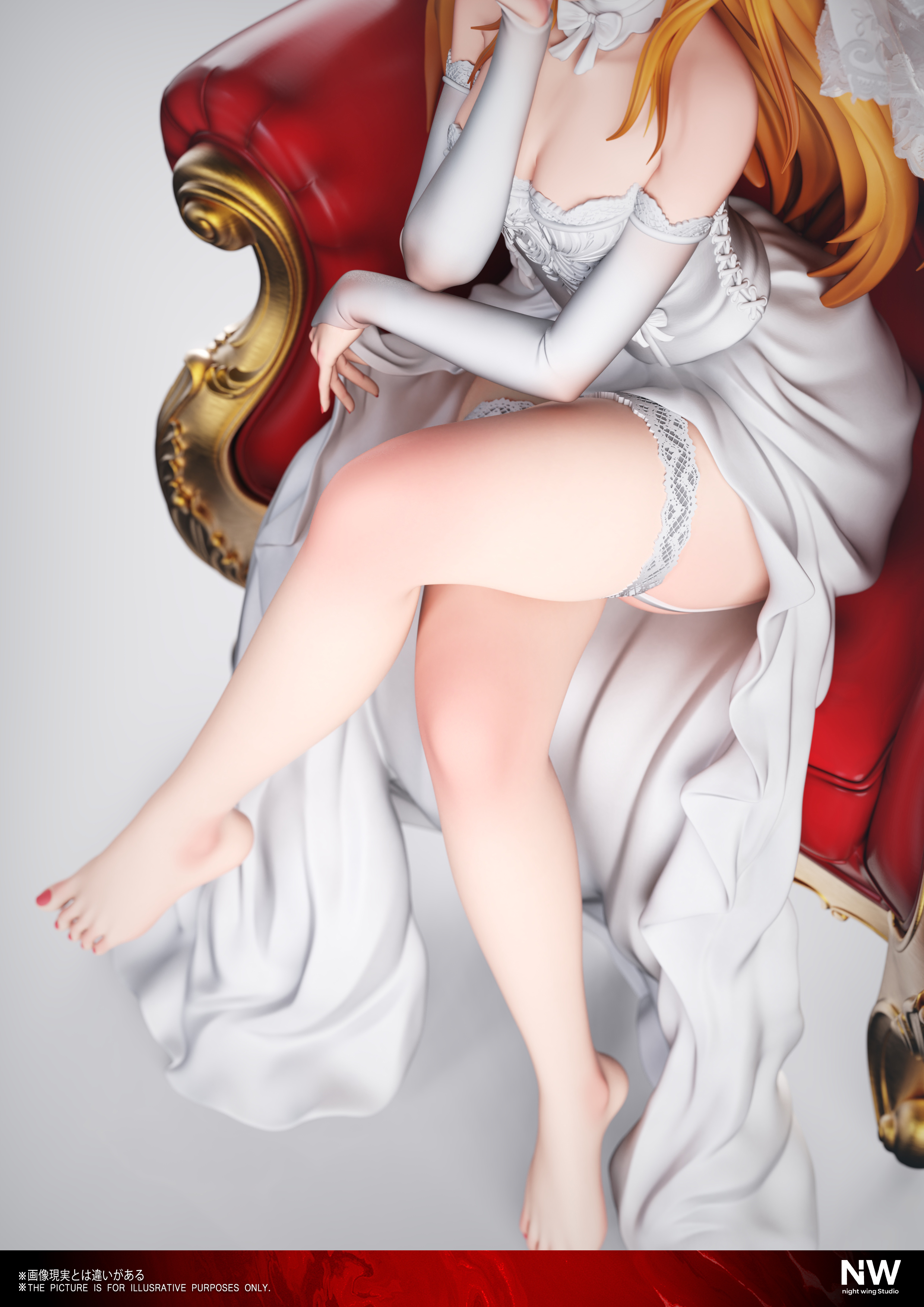 【Pre-sale】1/6 and 1/4 Scale Wedding Dress Asuka-EVA-Night Wing Studio