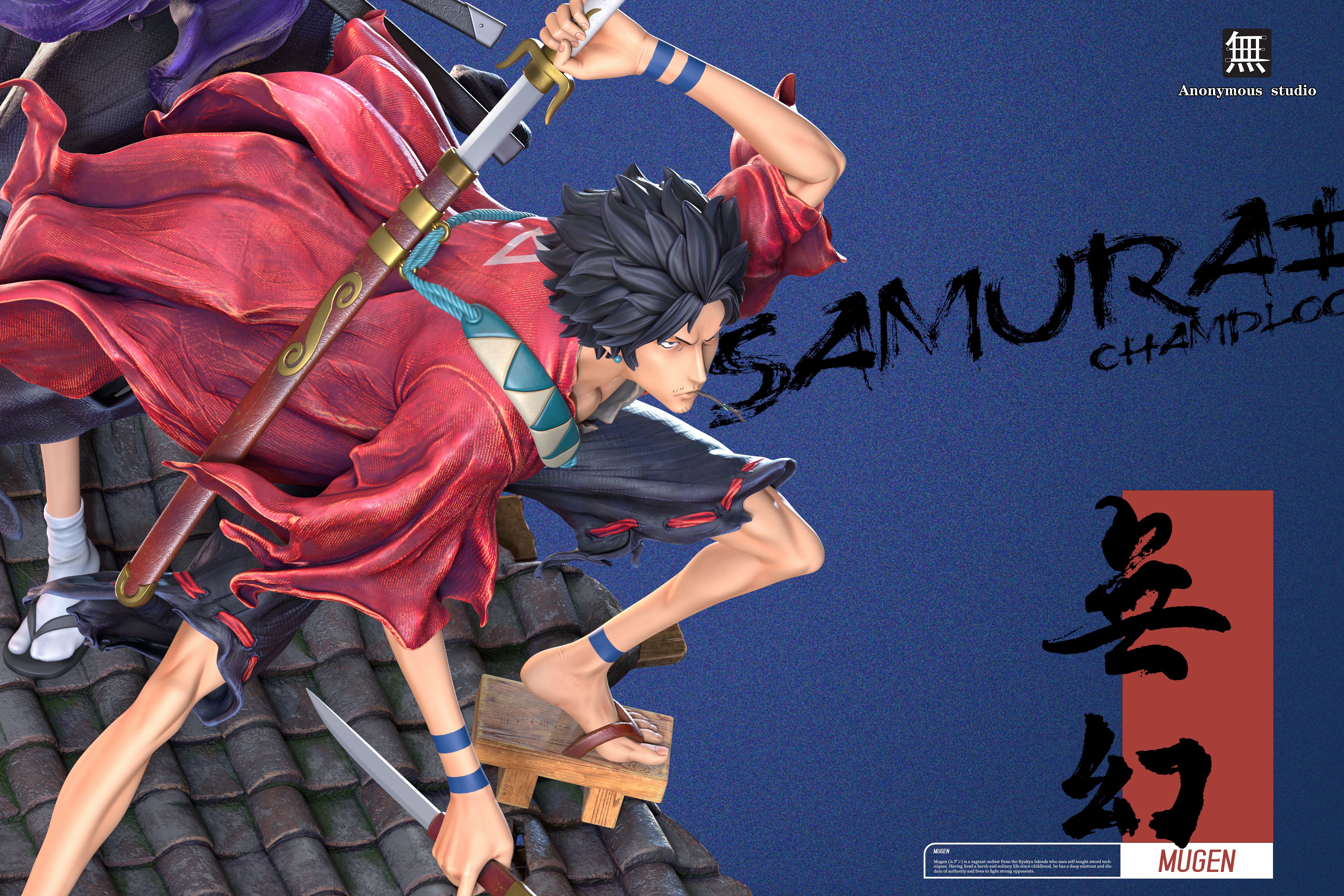 【Pre-sale】1/4 Scale Mugen and Jin-Anonymous Studio