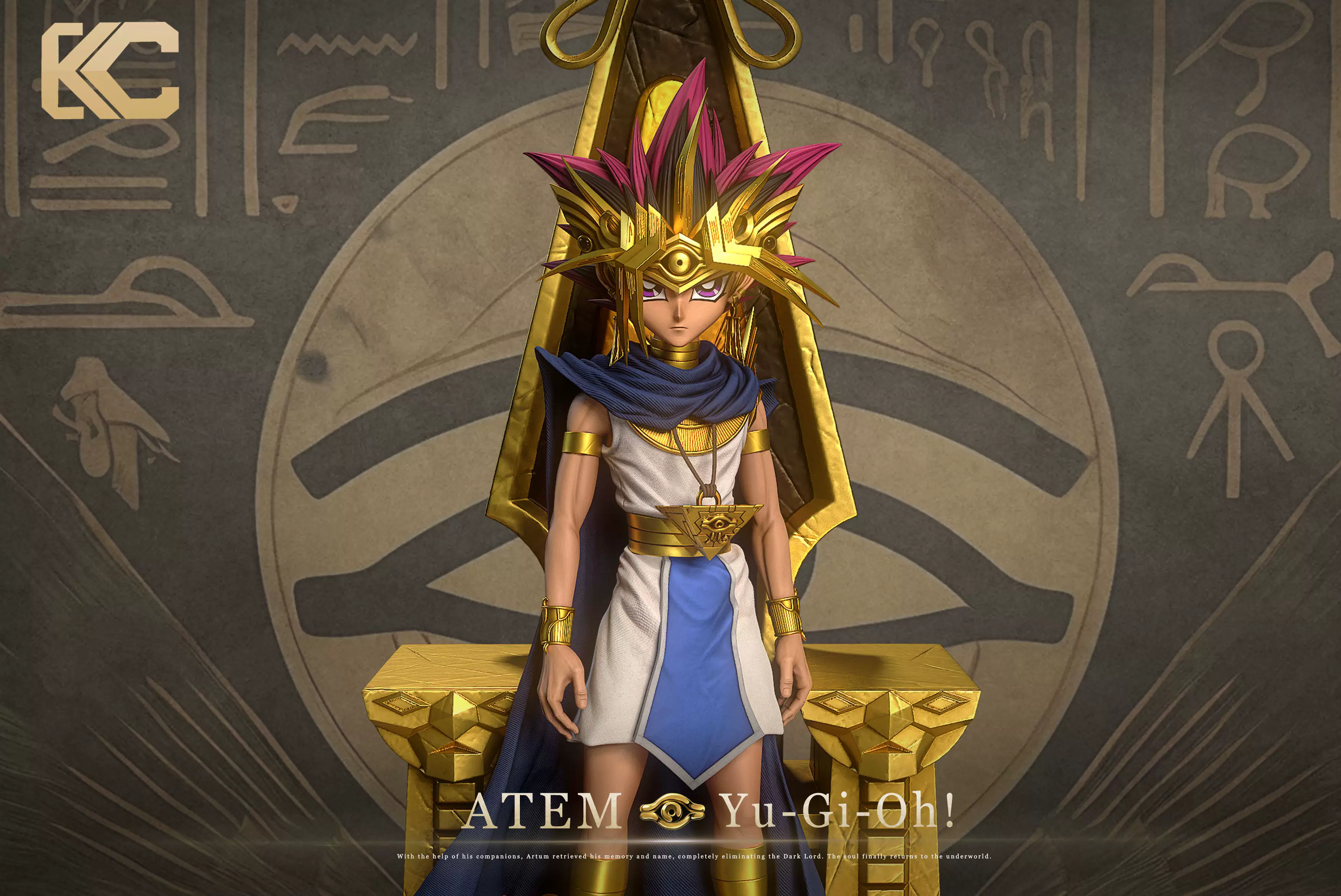【Pre-sale】1/6 Scale Throne ATEM-Yu-Gi-Oh! Duel Monsters-KC Studio