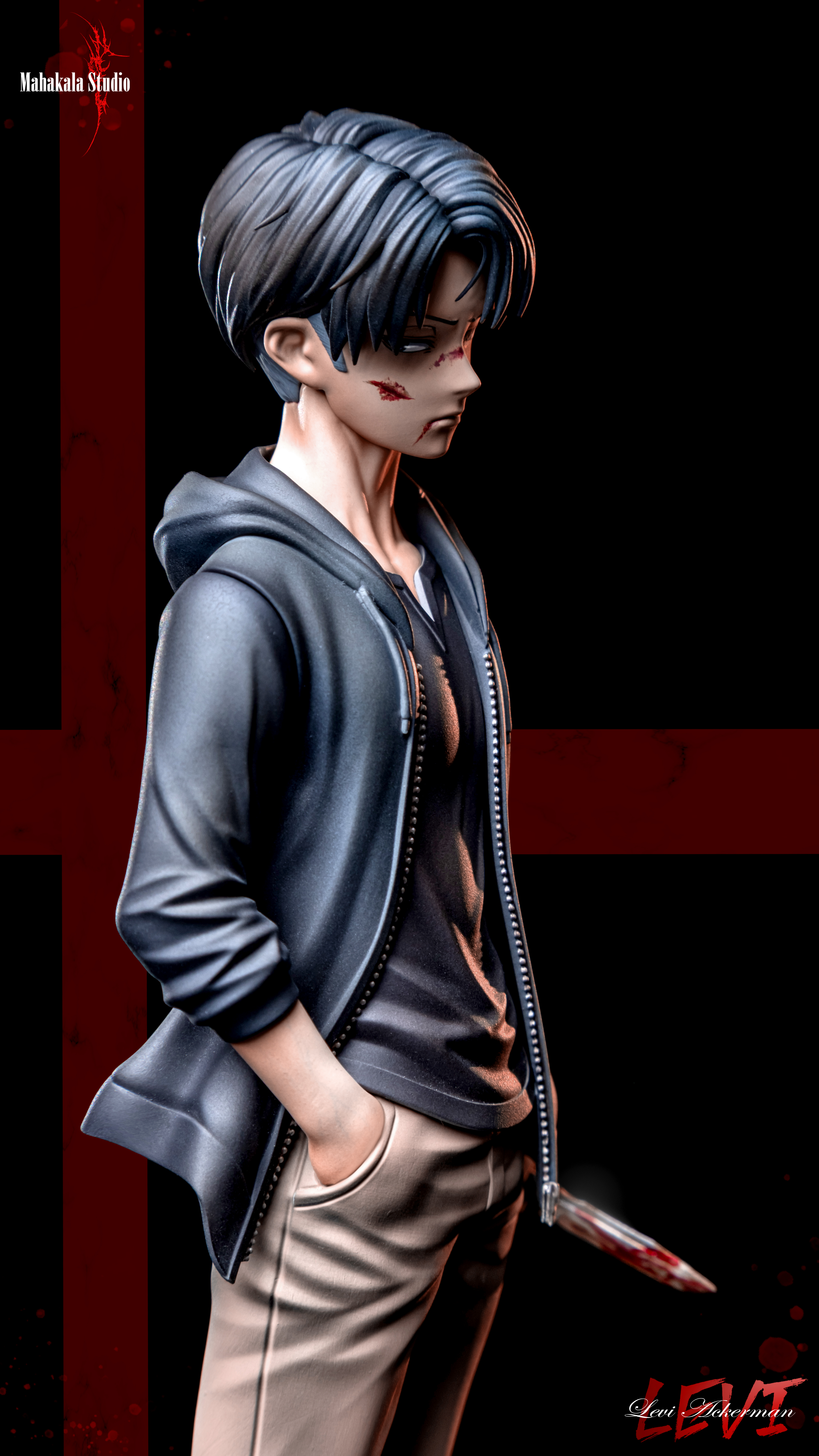 【Pre-sale】1/6 Scale Levi Ackerman in His Childhood-Attack on Titan-Mahakala Studio