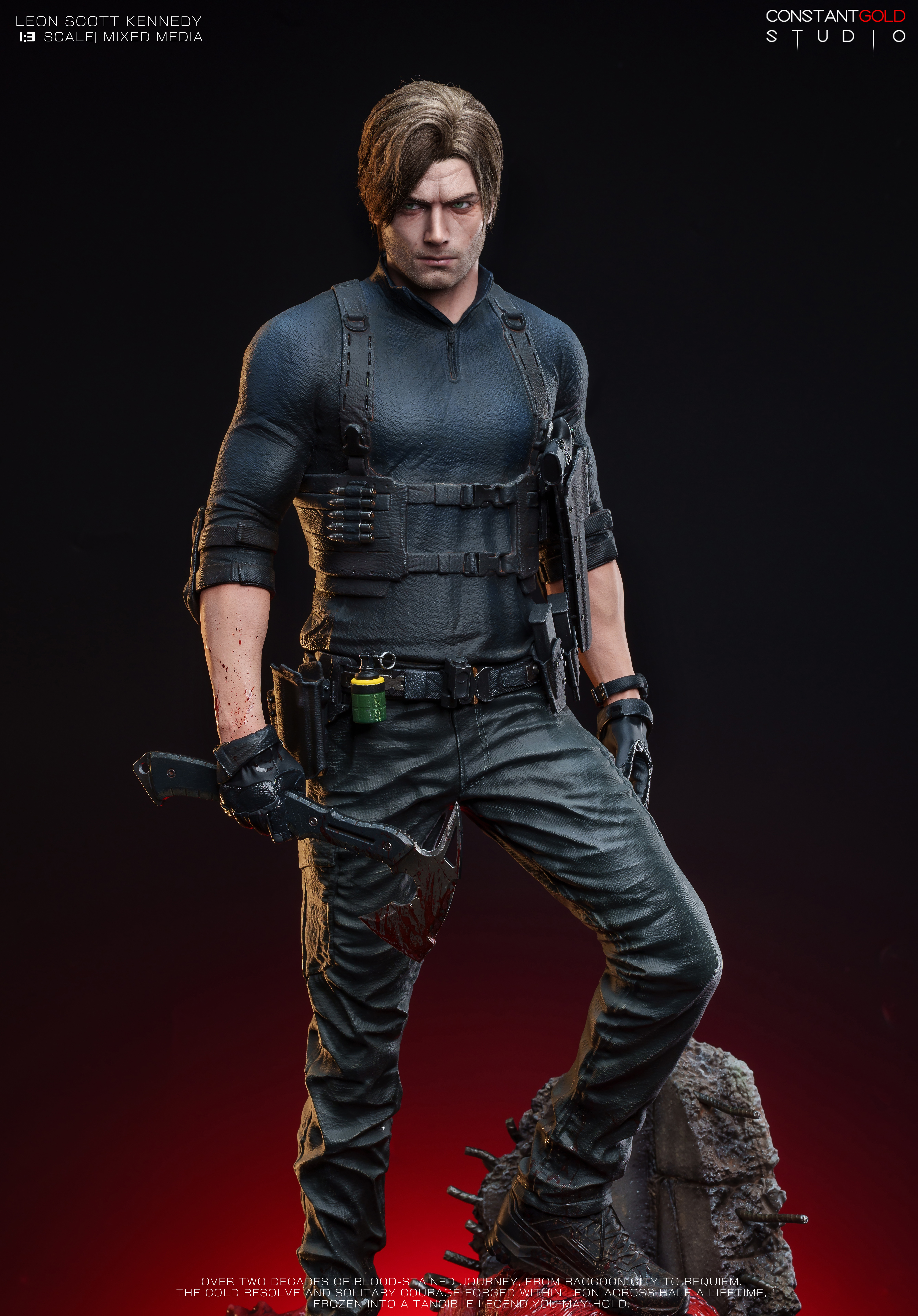 【Pre-sale】1/3 Scale Leon S Kennedy-Resident Evil-ConstantGold Studio