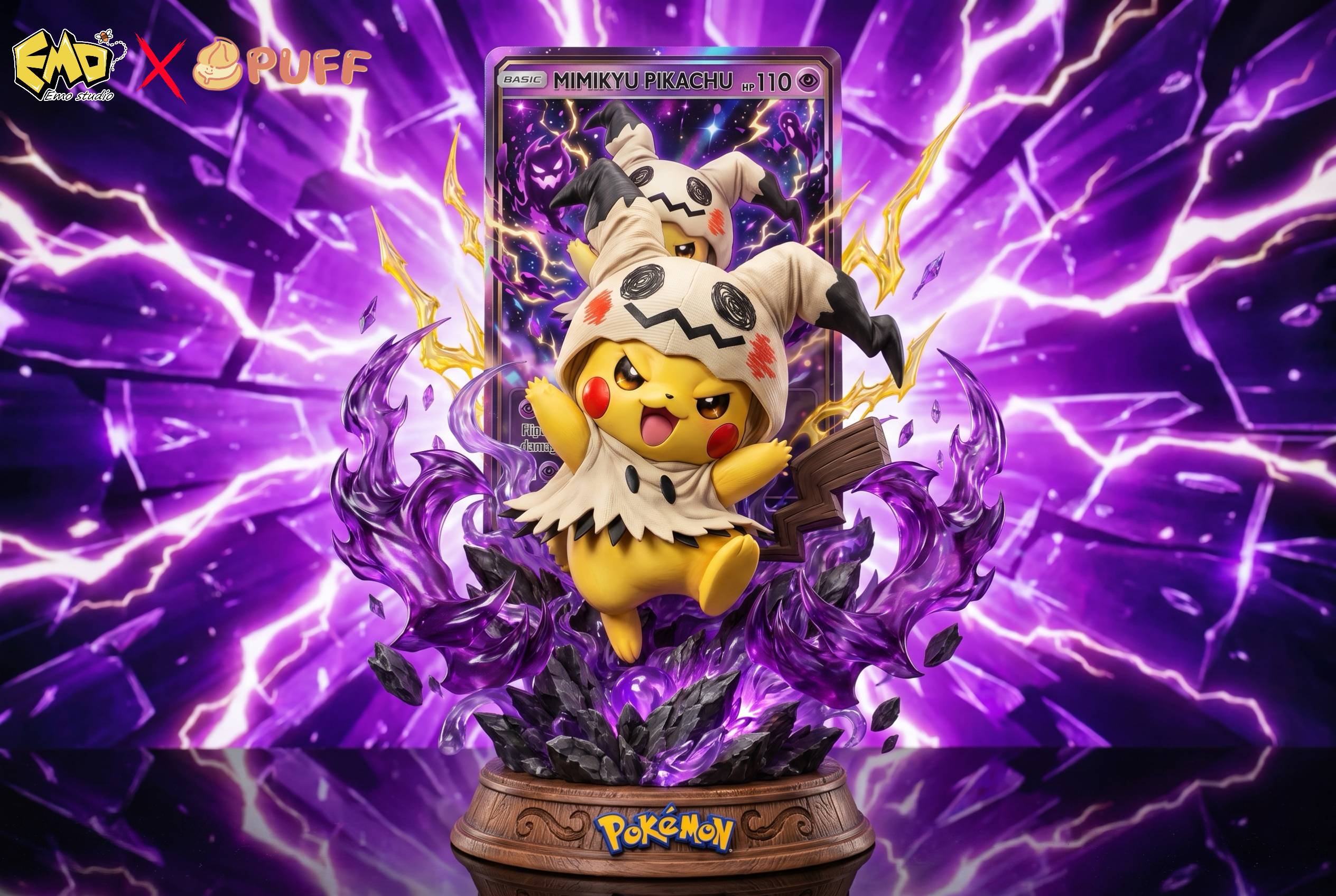 【Pre-sale】007 Mimikyu Pikachu-Pokemon-Emo X Puff Studio