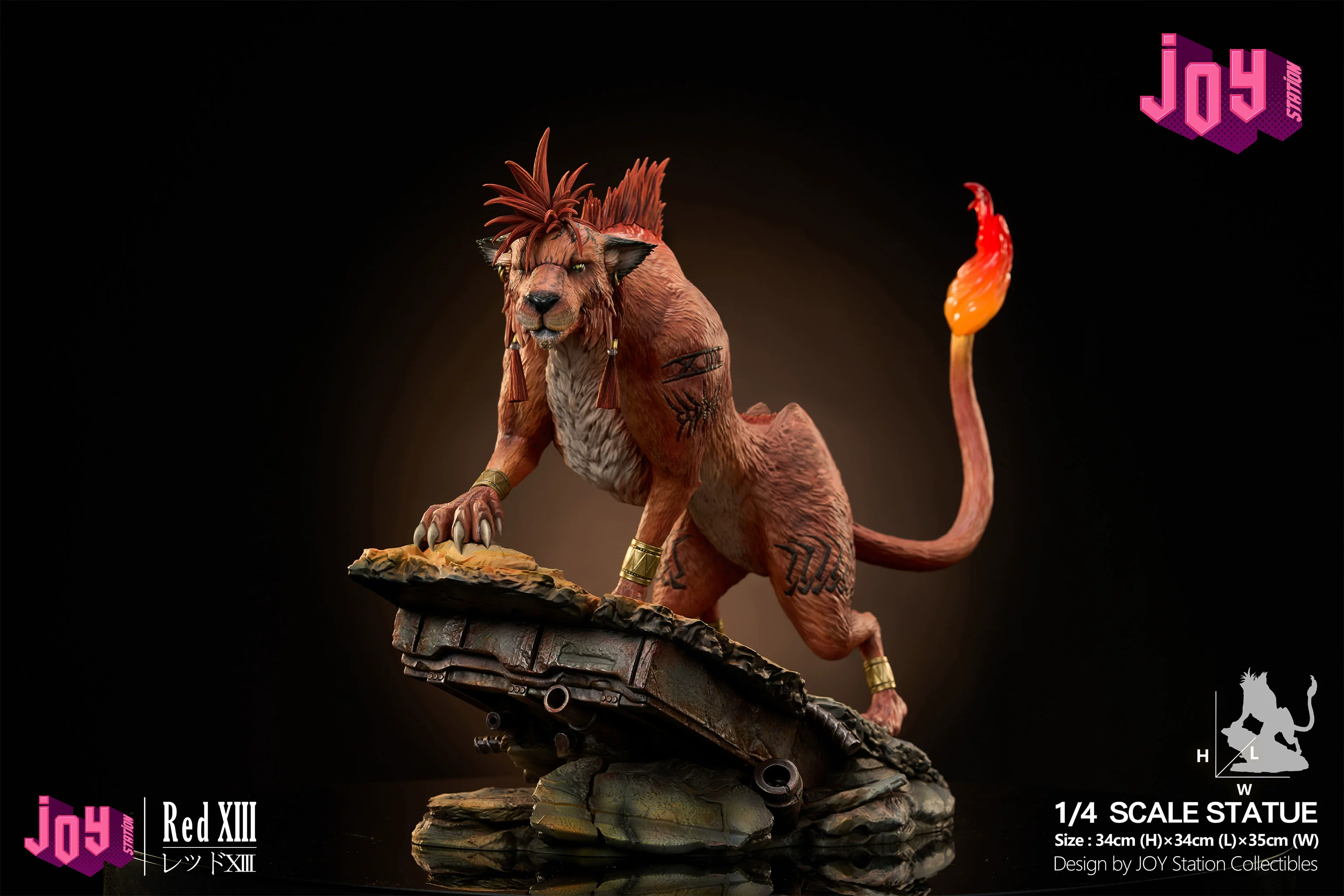 【Pre-sale】1/4 Scale Red XIII with LED-Final Fantasy-Joy Studio
