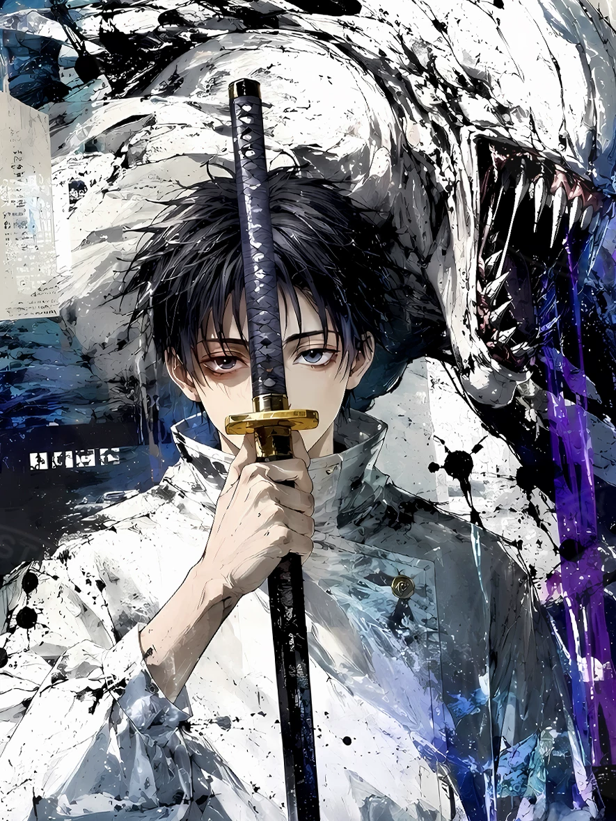 【Pre-sale】Decorative Painting of Okkotsu Yuta-Jujutsu Kaisen-XingKong Studio