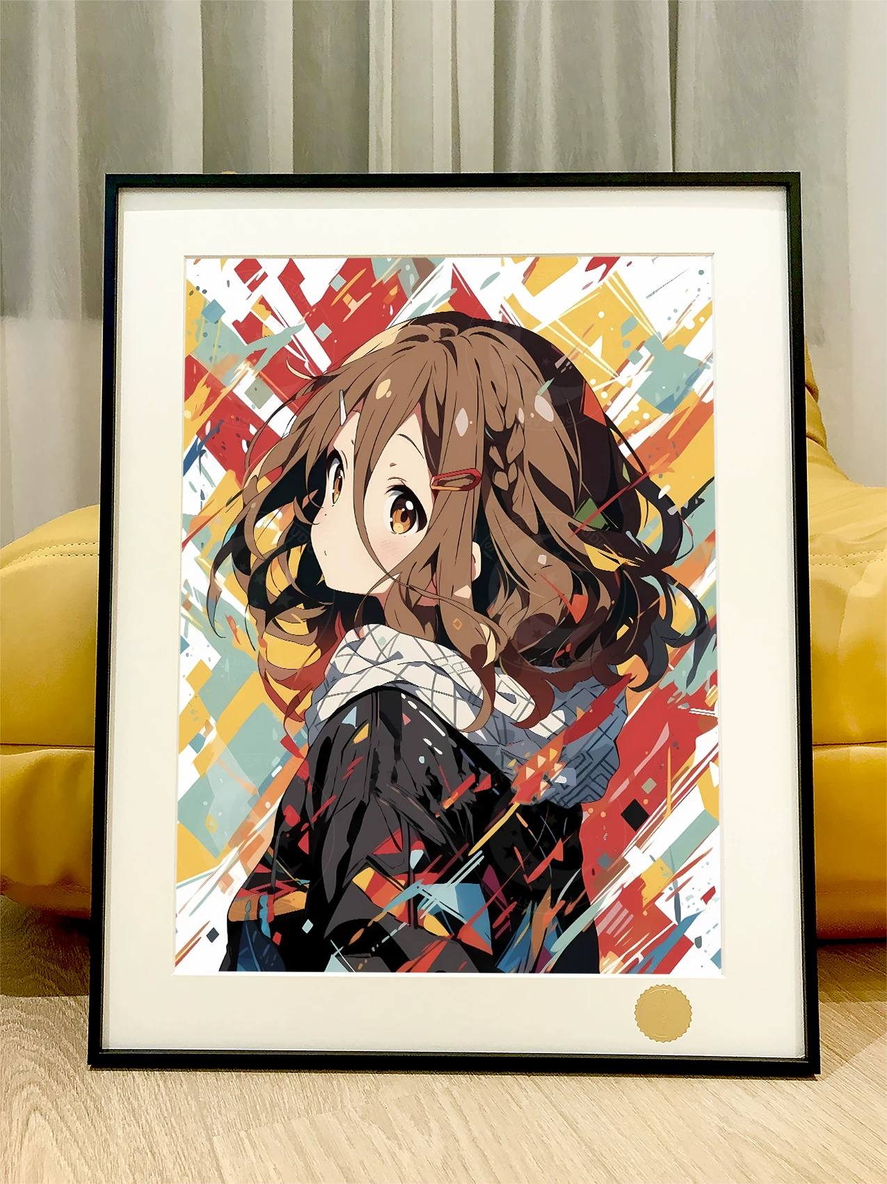 【Pre-sale】Decorative Painting of Colorful Hirasawa Yui-K-ON！-XingKong Studio