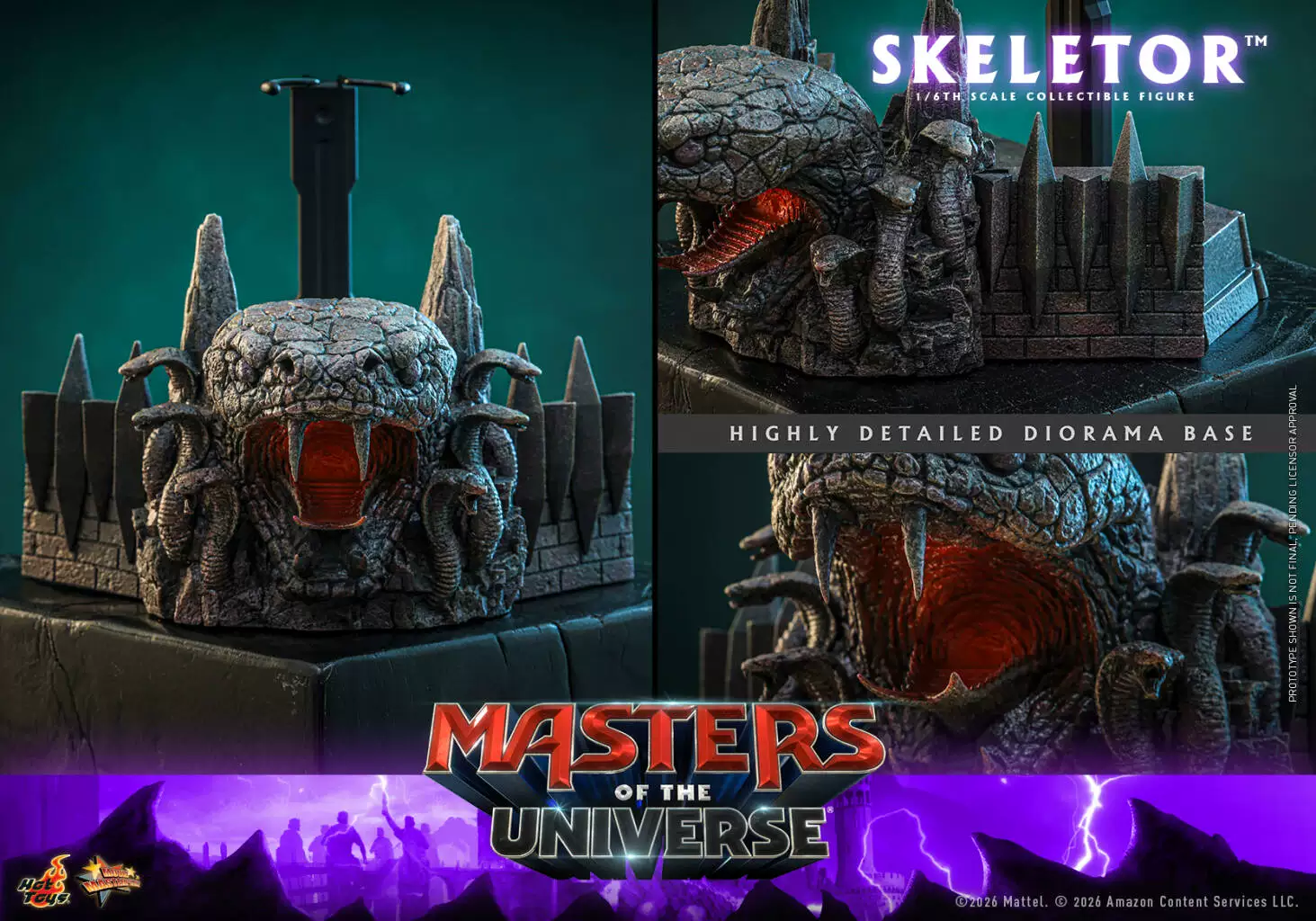 【Pre-sale】1/6 Scale MMS889 Masters of the Universe Skeletor-HotToys Studio