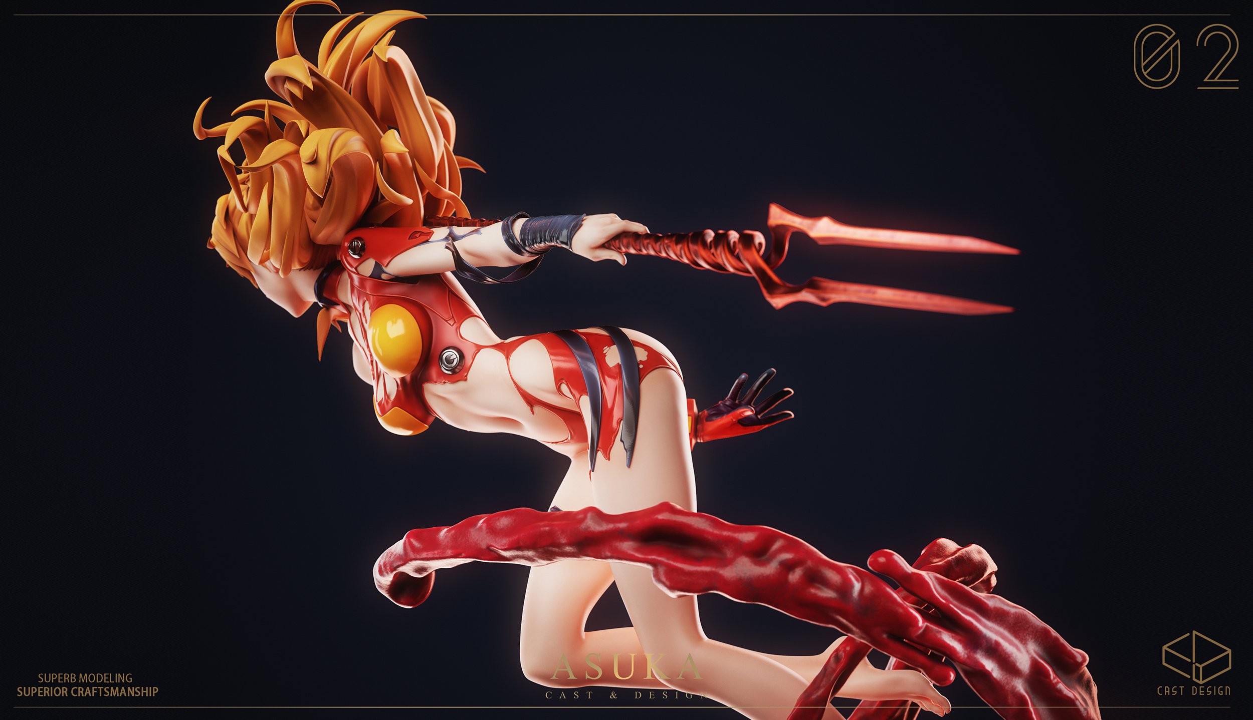【Pre-sale】1/4 Scale NO.10 Asuka-Cast Design Studio