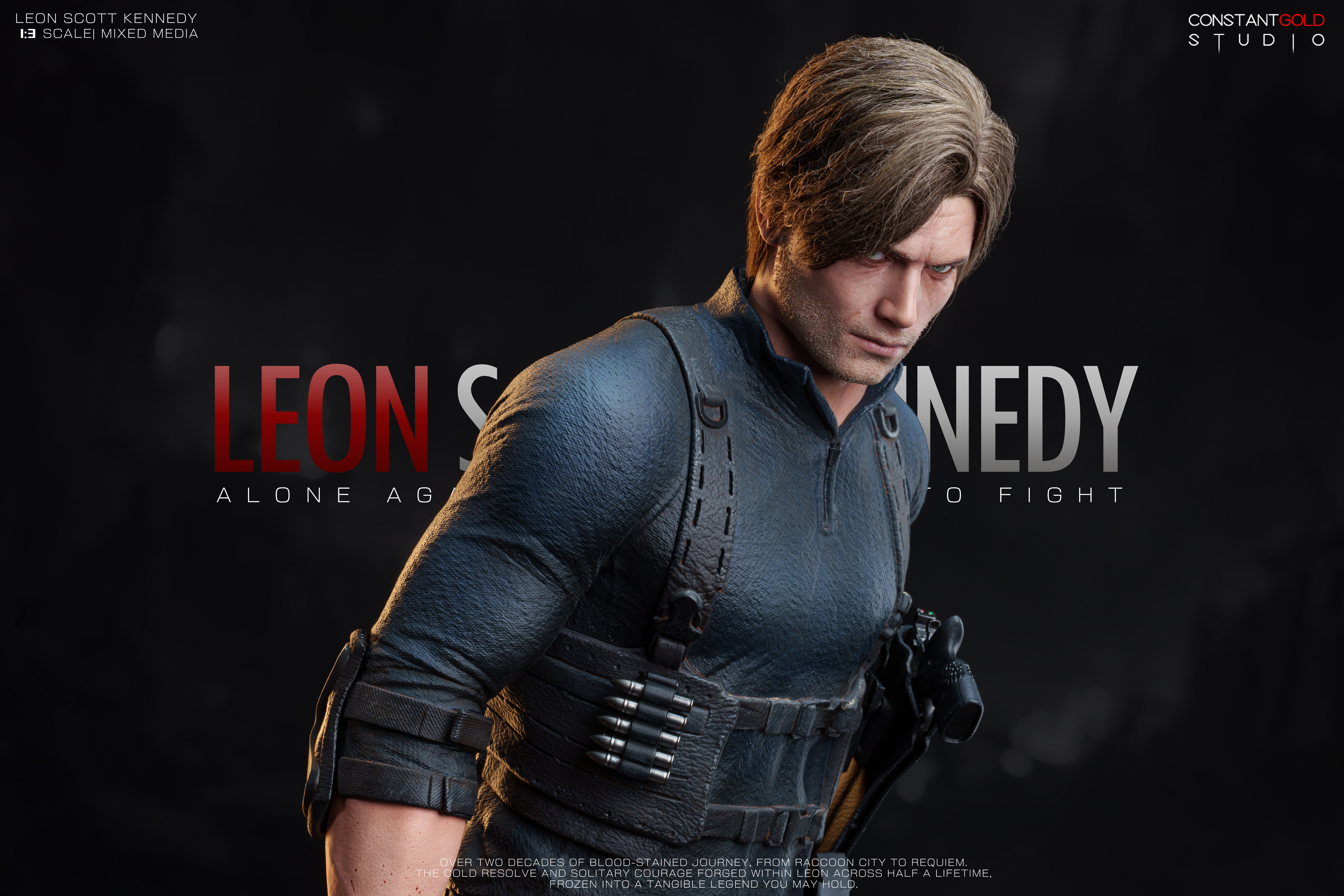【Pre-sale】1/3 Scale Leon S Kennedy-Resident Evil-ConstantGold Studio