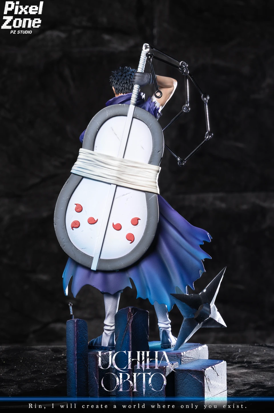 【Pre-sale】1/6 Scale Uchiha Obito with LED-Naruto-Pixel Zone Studio