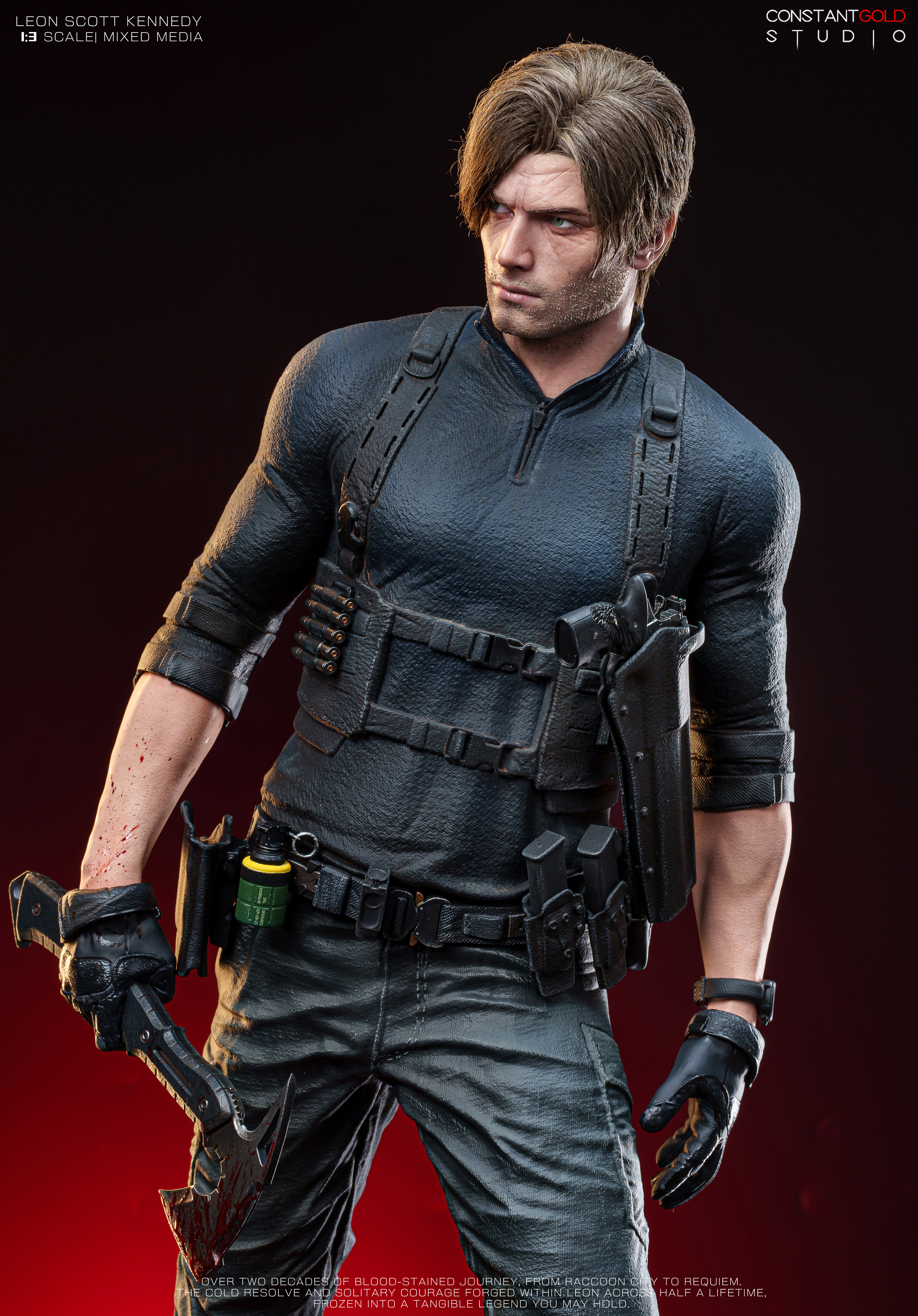 【Pre-sale】1/3 Scale Leon S Kennedy-Resident Evil-ConstantGold Studio