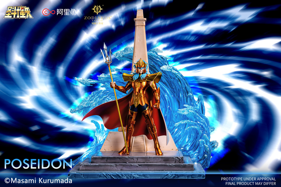 【Pre-sale】1/6 Scale Poseidon with LED Licensed-Saint Seiya-Zodiakos Studio
