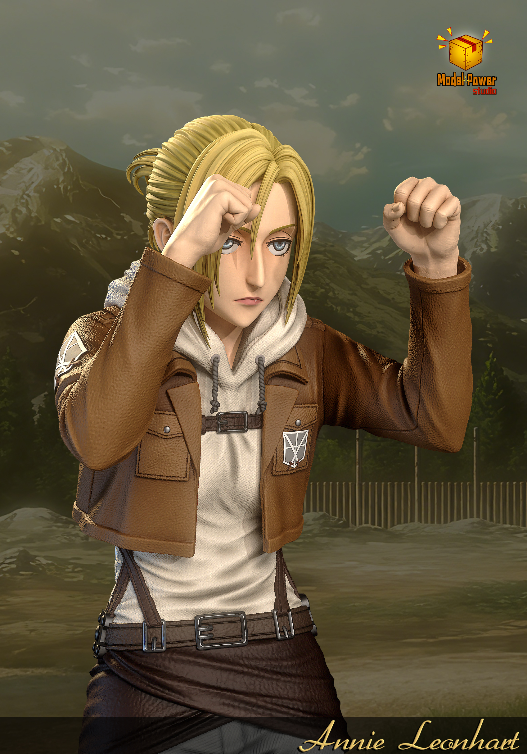 【Sold out】Fighting Pose Annie Leonhart-Model Power Studio