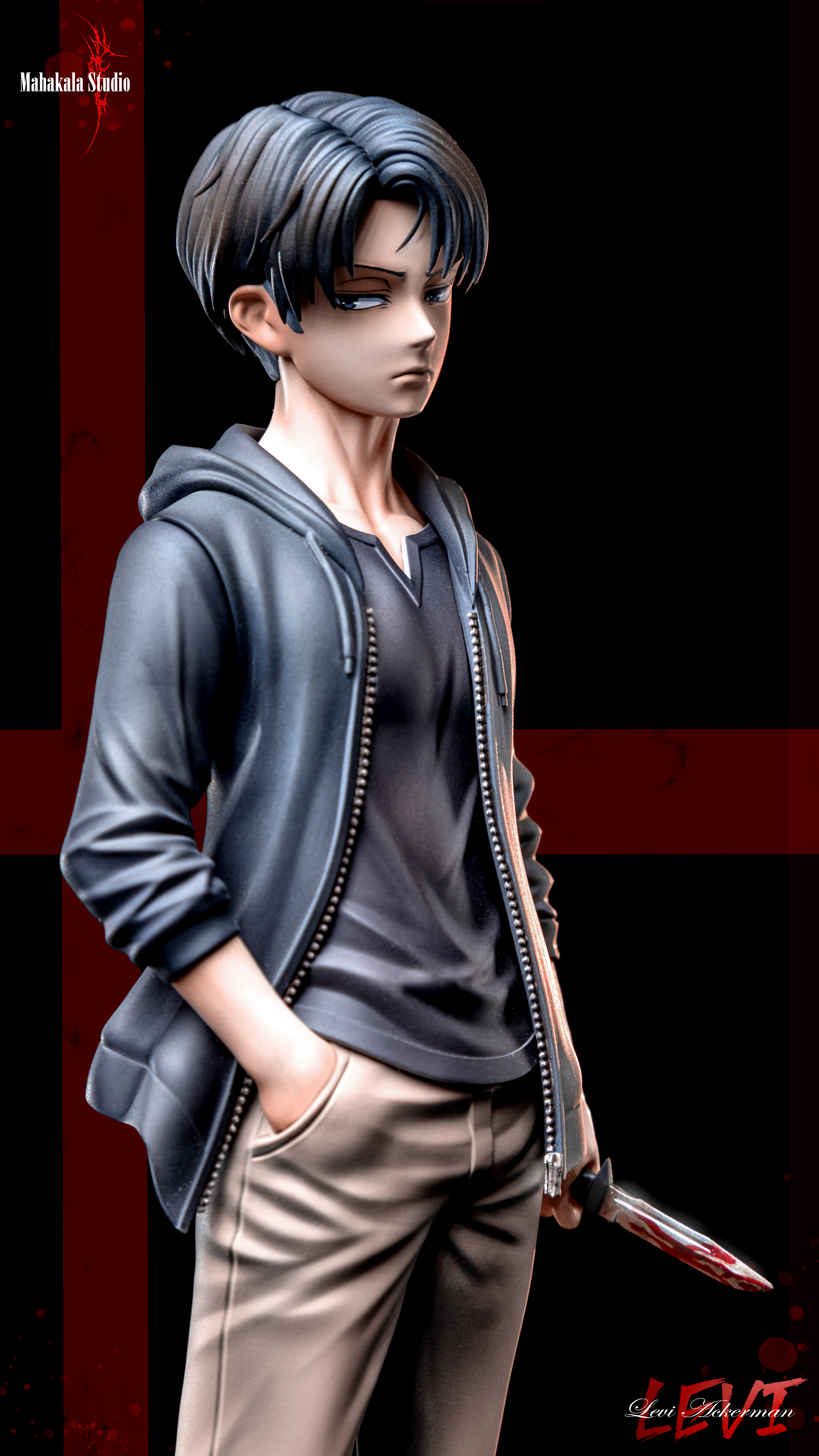 【Pre-sale】1/6 Scale Levi Ackerman in His Childhood-Attack on Titan-Mahakala Studio