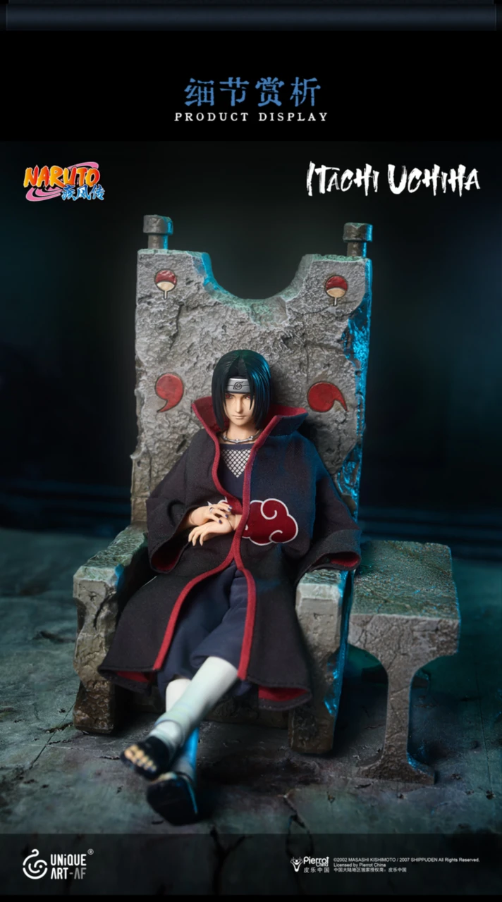 【Pre-sale】1/12 Scale Uchiha Itachi Action Figure-UNiQUE ART Studio