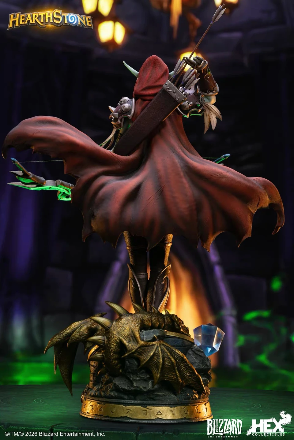【Pre-sale】1/6 Scale Sylvanas Windrunner with LED Licensed-HearthStone: Heroes of Warcraft-HEX Collectibles × Blizzard
