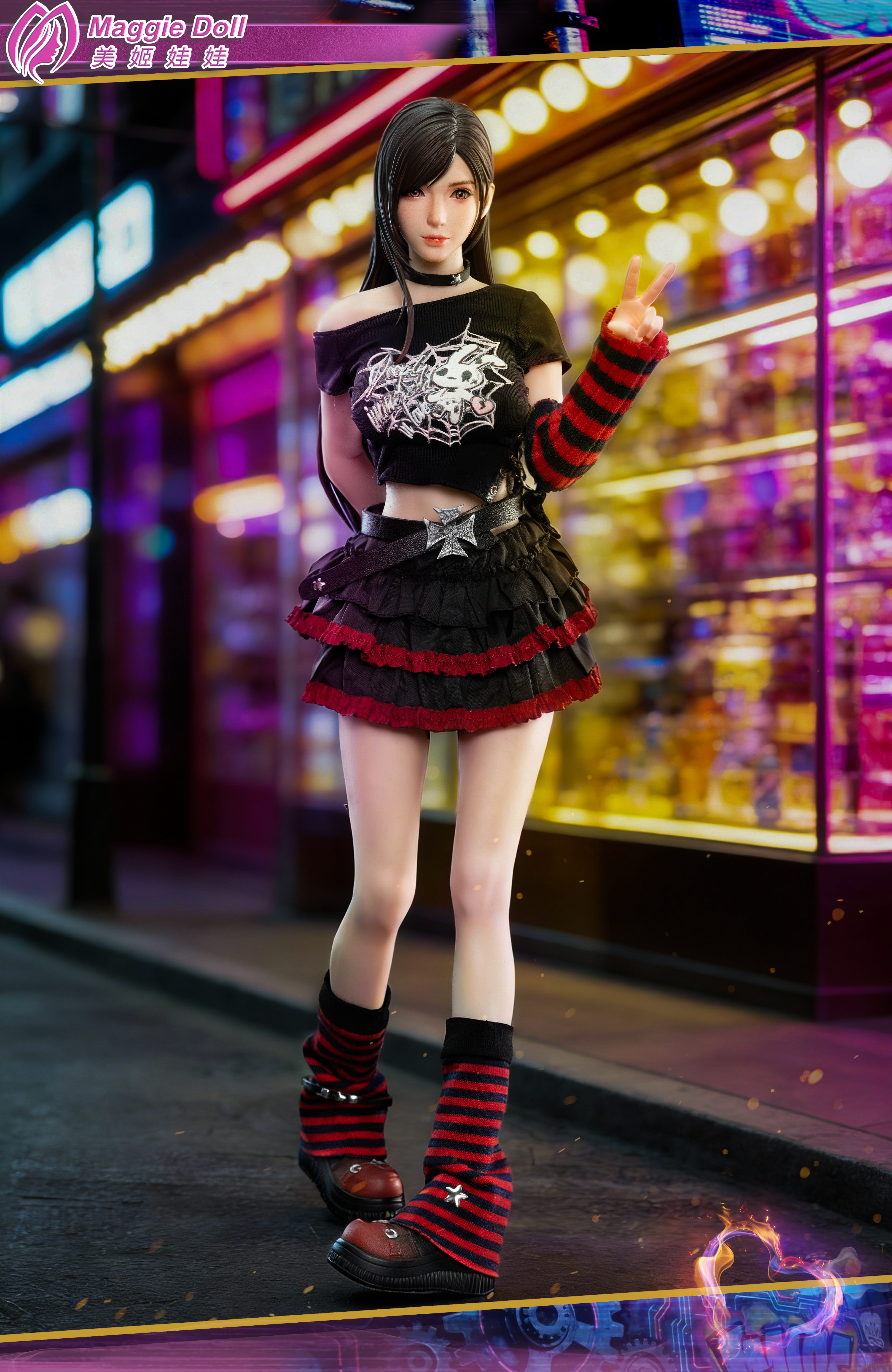 【Pre-sale】1/6 Scale Cyberpunk Girl Tia-Maggie Doll Studio