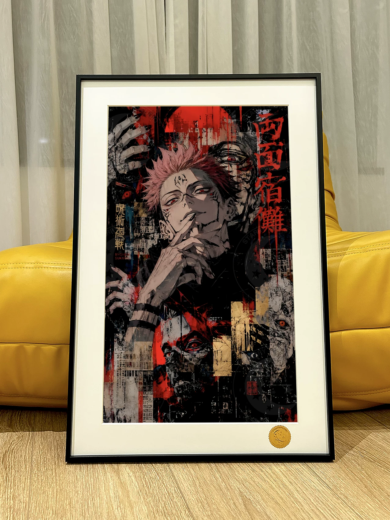 【Pre-sale】Decorative Painting of Ryomen Sukuna-Jujutsu Kaisen-XingKong Studio