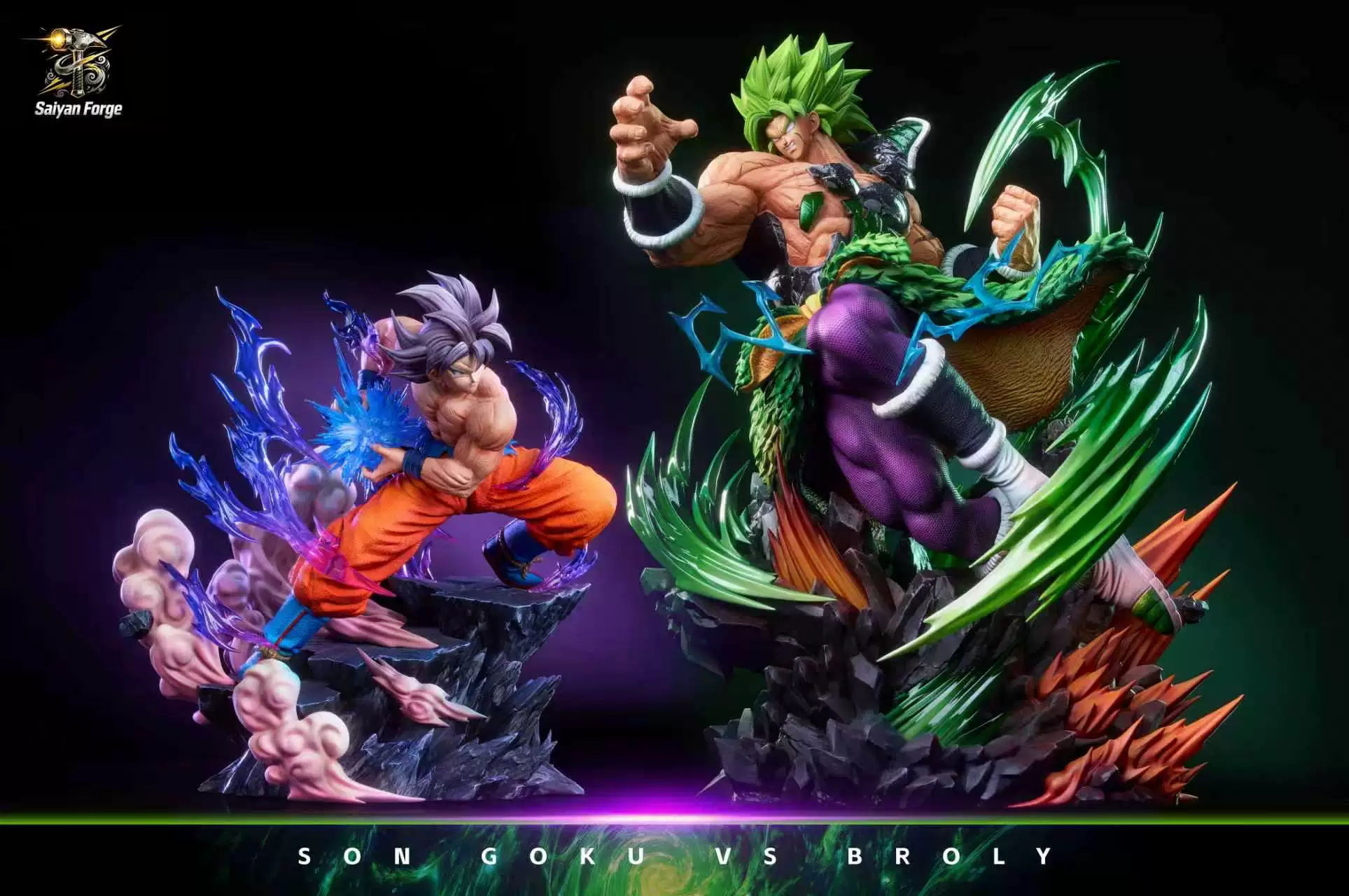 【Pre-sale】1/6 Scale Broli VS Son Goku-Dragon Ball-Saiyan Forge Studio