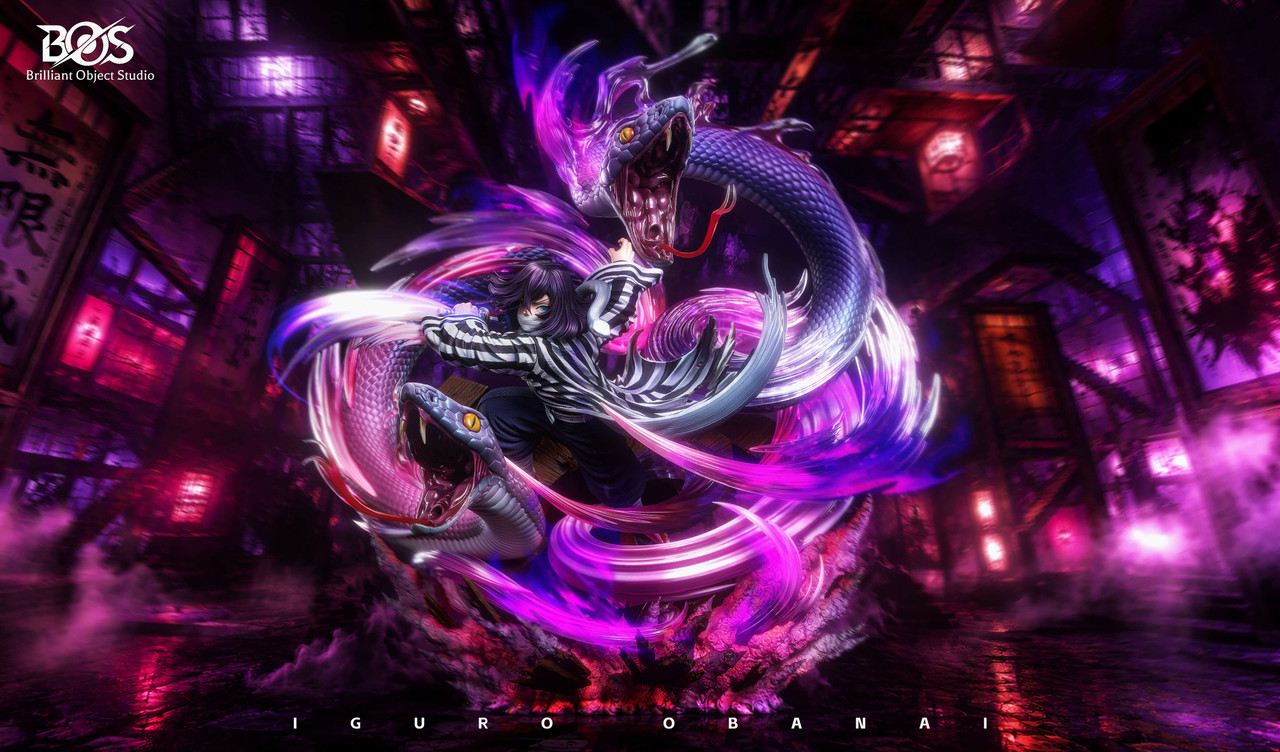 【Pre-sale】1/6 Scale Iguro Obanai with LED-Demon Slayer-Brilliant Object Studio