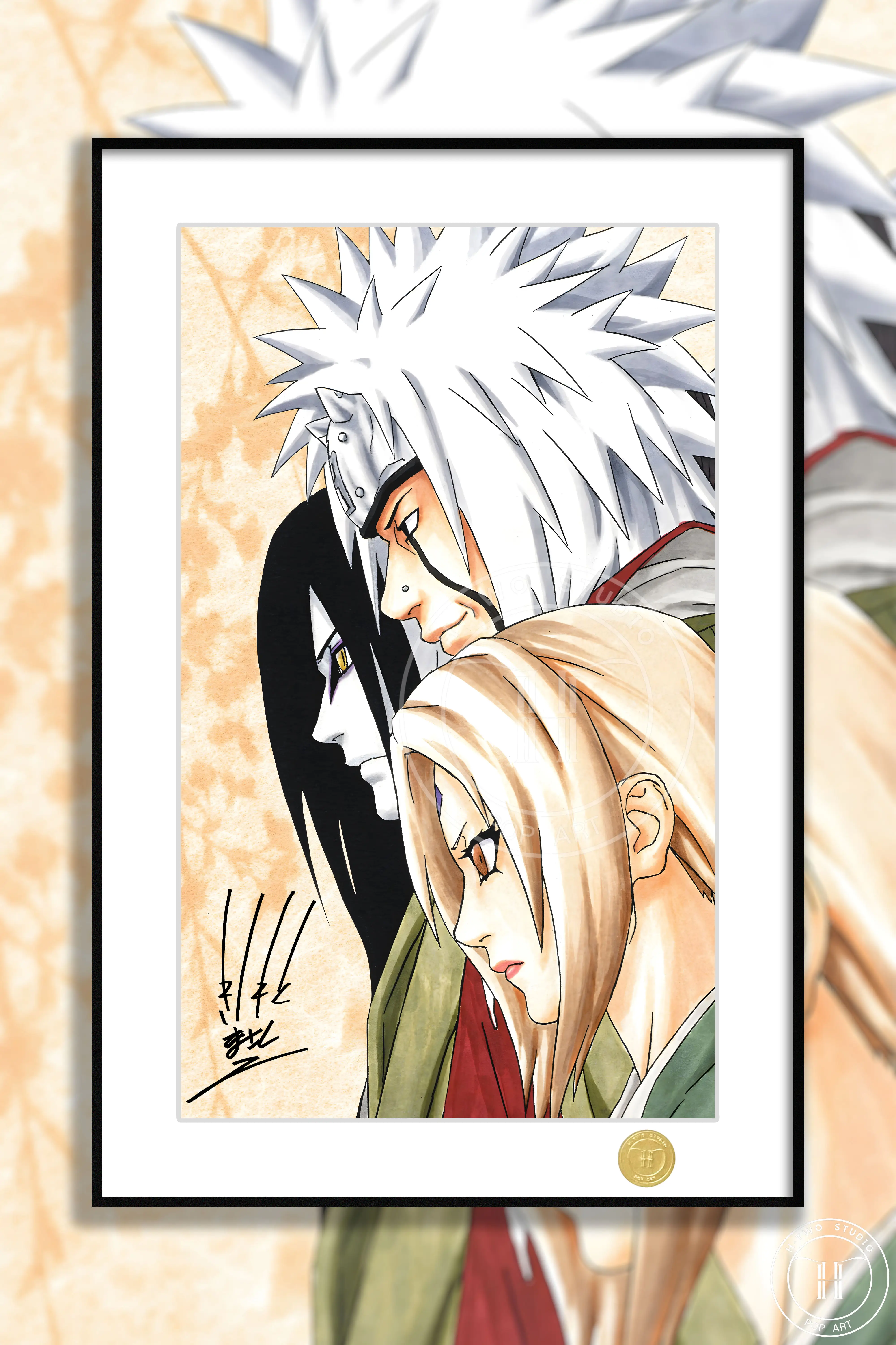 【Pre-sale】Decorative Painting of Jiraiya, Orochimaru and Tsunade-H2 Studio