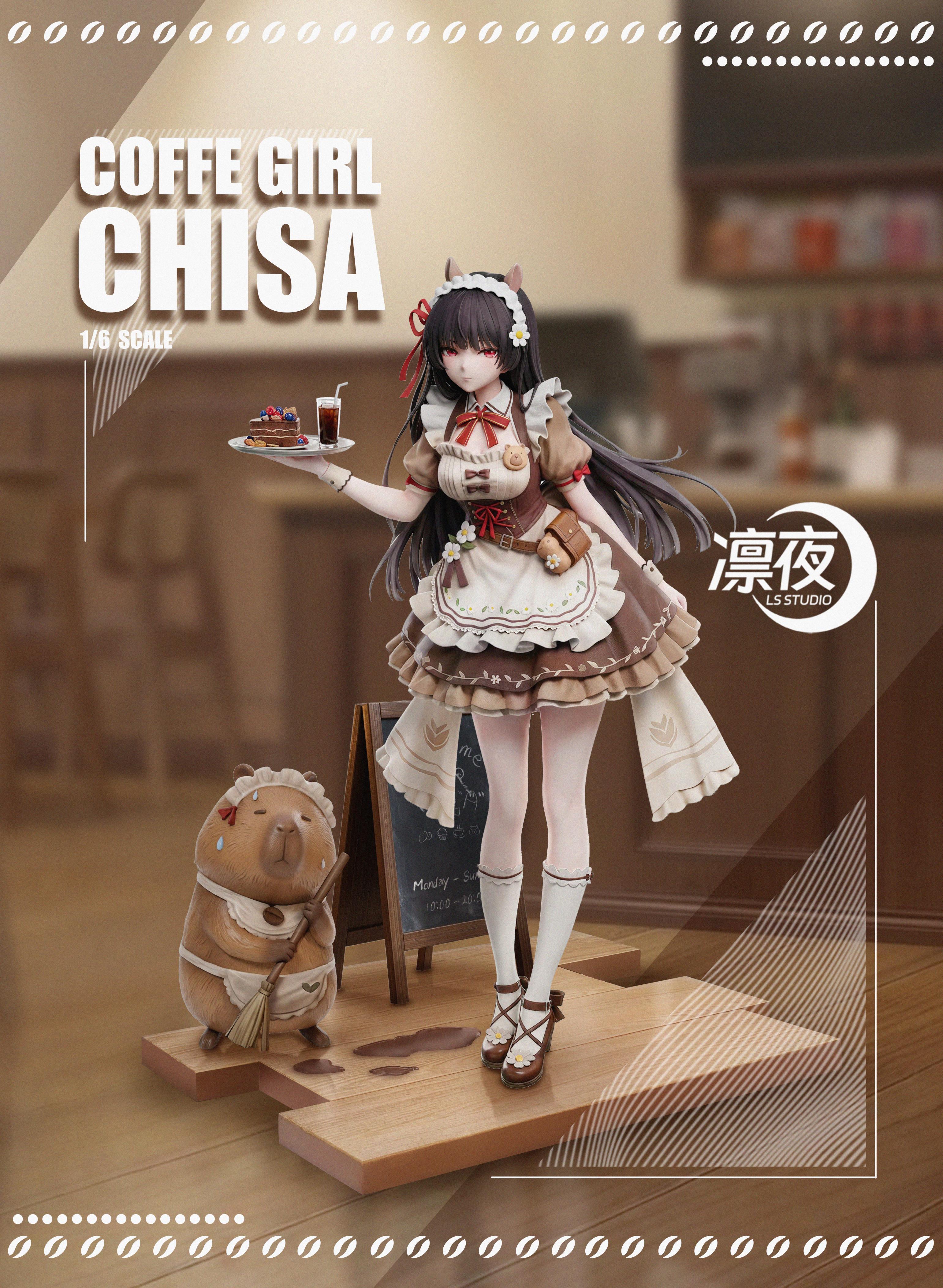 【Pre-sale】1/6 Scale Coffee Girl Chisa-LS Studio
