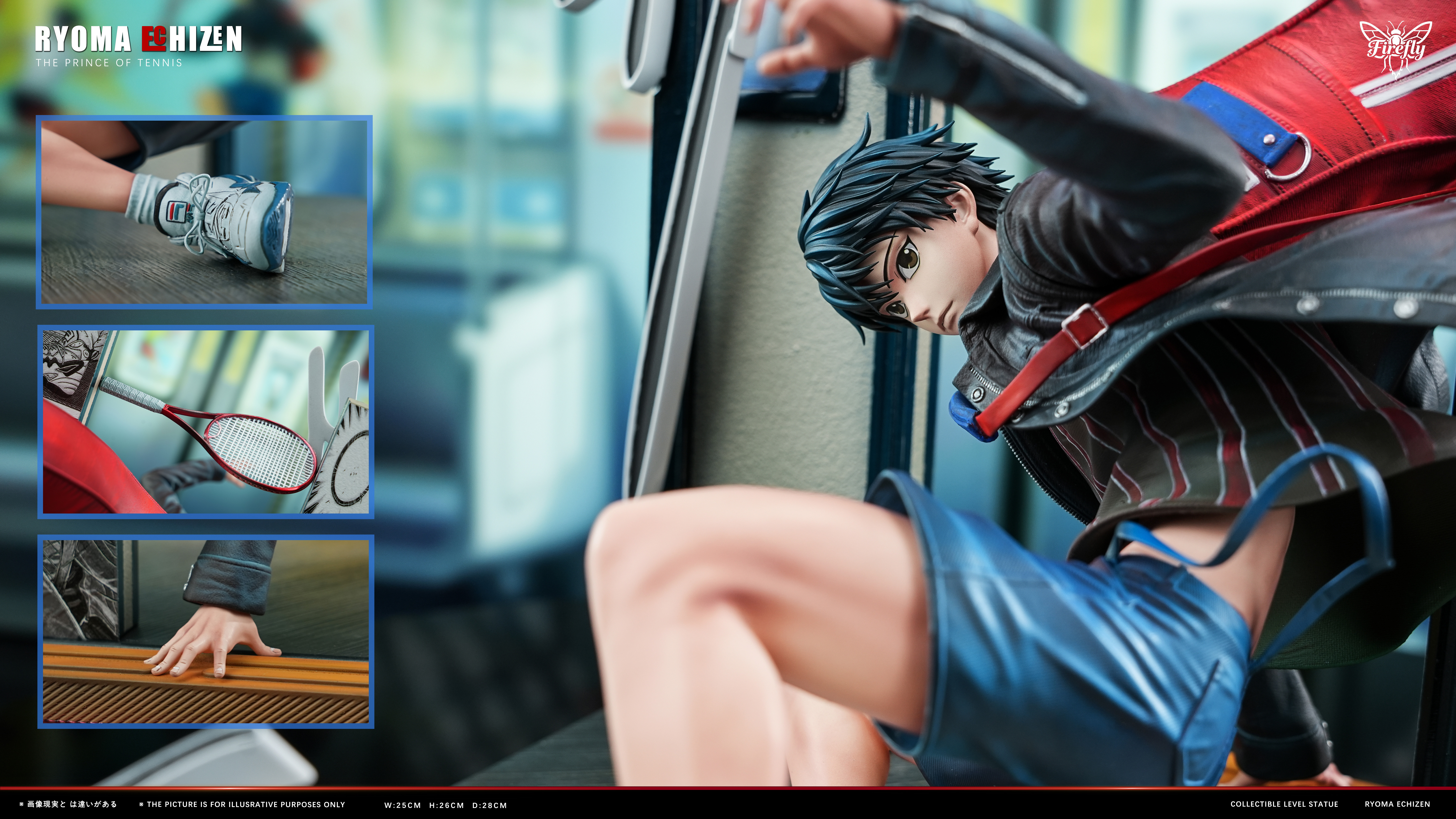 【Pre-sale】1/6 Scale Ryoma Echizen-The Prince of Tennis-Firefly Studio