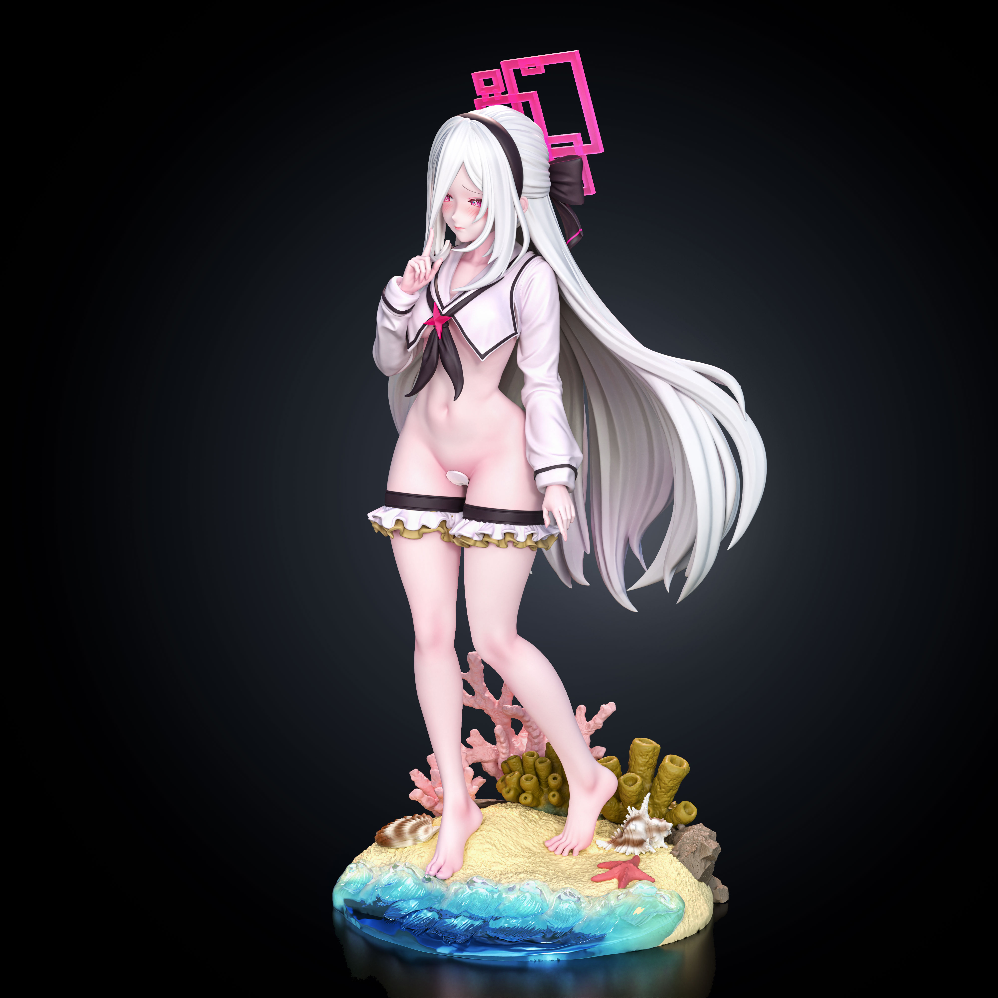 【Pre-sale】1/6 and 1/4 Scale Sandbeach KEI-Blue Archive-JiMeng Studio