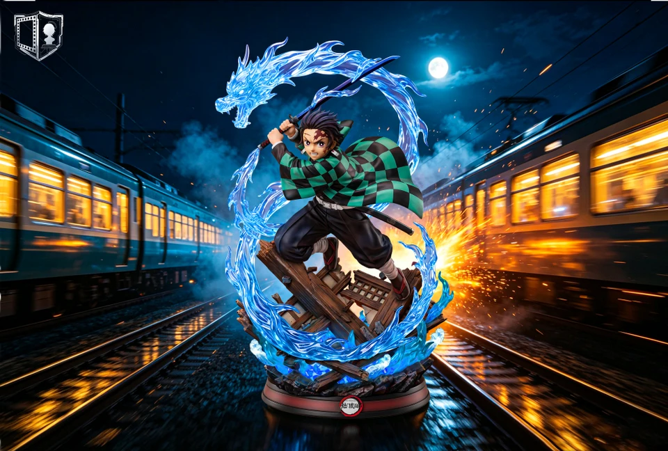 【Pre-sale】1/8 and 1/6 Scale Tanjiro Kamado with LED-Demon Slayer-YingShi Studio