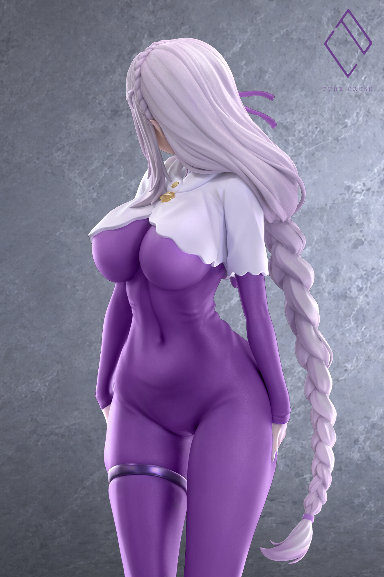 【Pre-sale】1/6 Scale Emilia-Re:Starting Life From Zero in a Different World-Pure Crush Studio