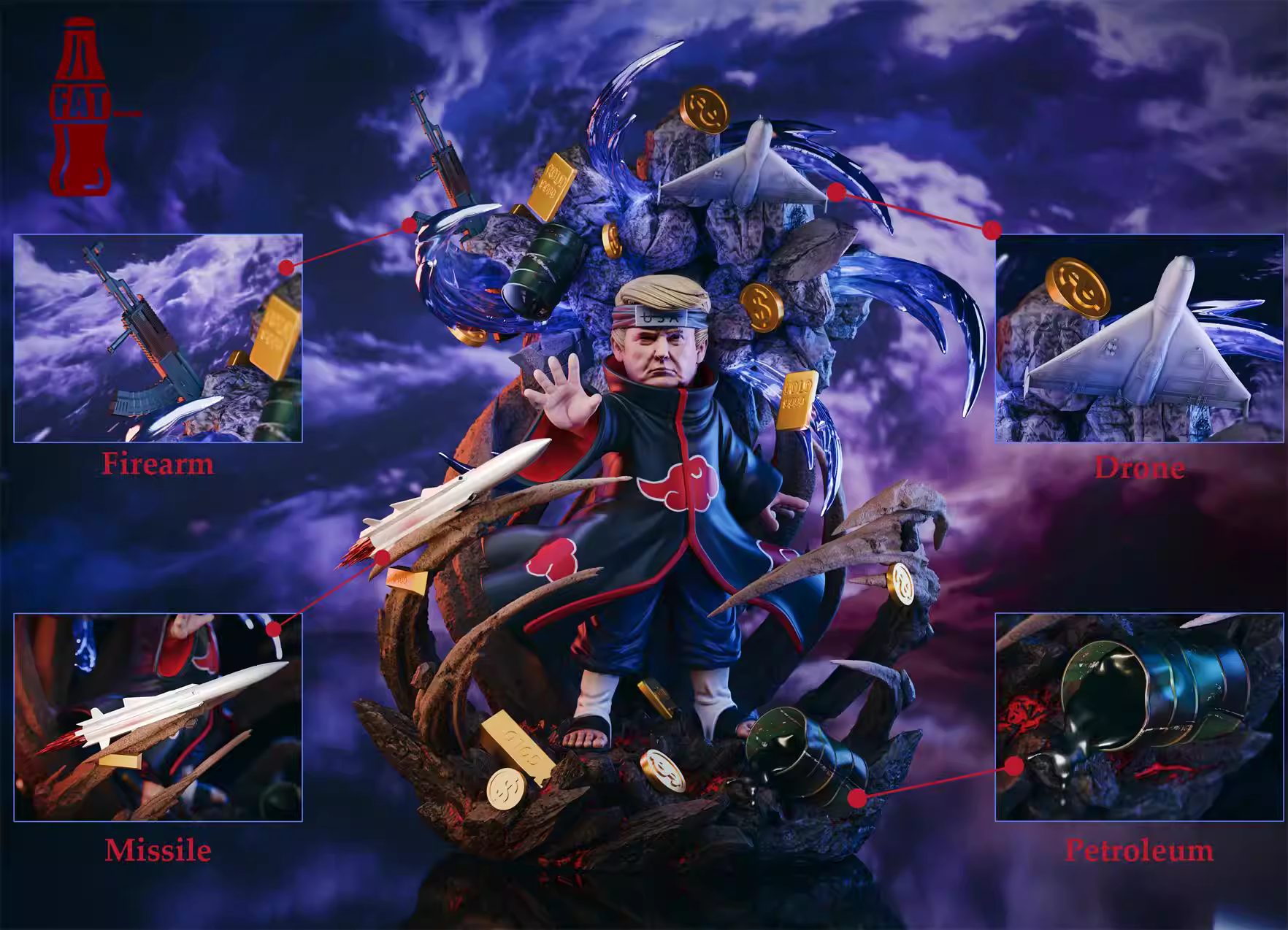 【Pre-sale】Trump Naruto-FAT BOY Studio