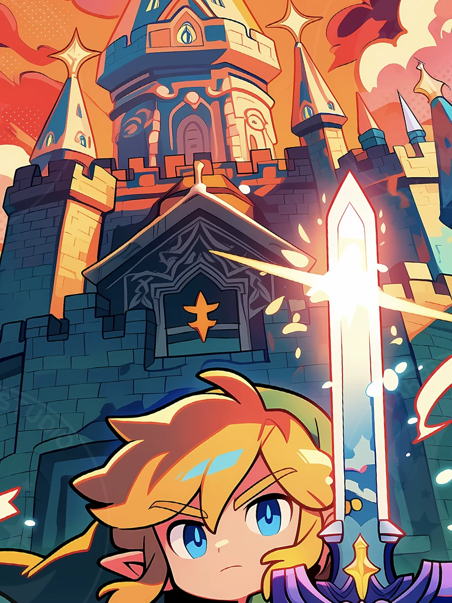 【Pre-sale】Decorative Painting of Q Version Link-The Legend of Zelda-XingKong Studio