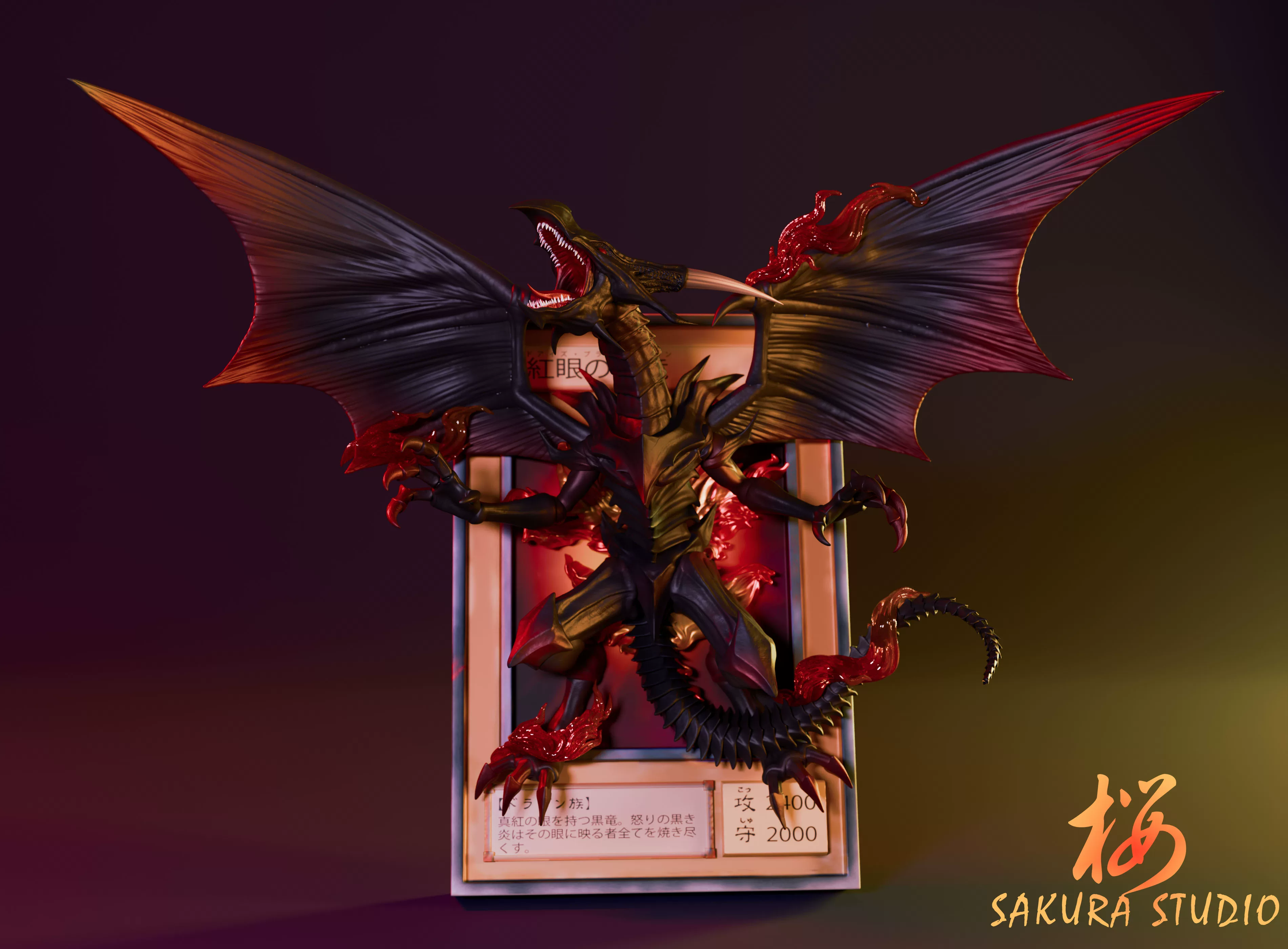 【Pre-sale】Red-Eyes Black Flare Dragon-SAKURA Studio