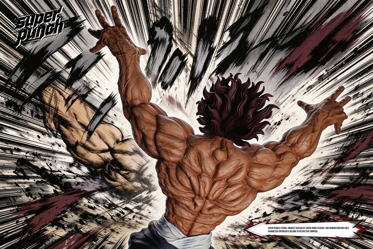 【Pre-sale】1/6 and 1/4 Scale Yujiro Hanma-Baki the Grappler-Super Punch Studio