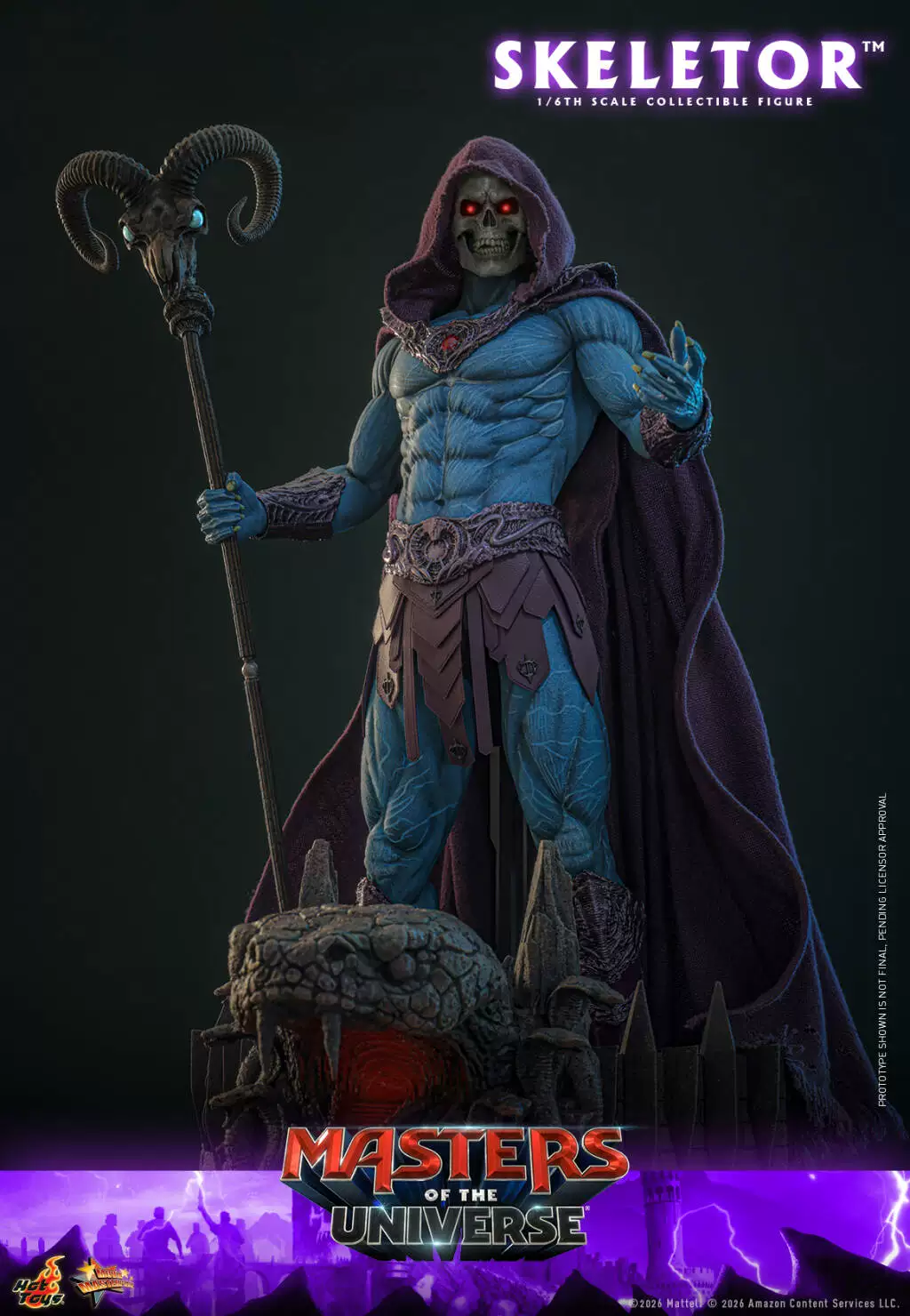 【Pre-sale】1/6 Scale MMS889 Masters of the Universe Skeletor-HotToys Studio