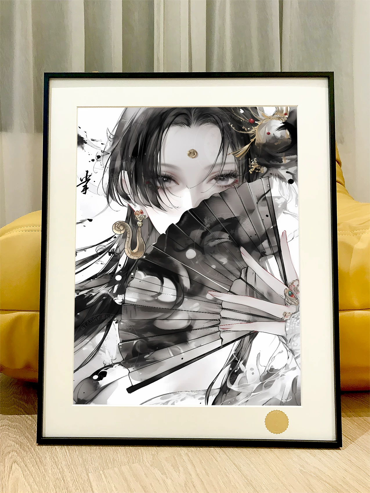 【Pre-sale】Decorative Painting of Ink Boa Hancock-One Piece-XingKong Studio