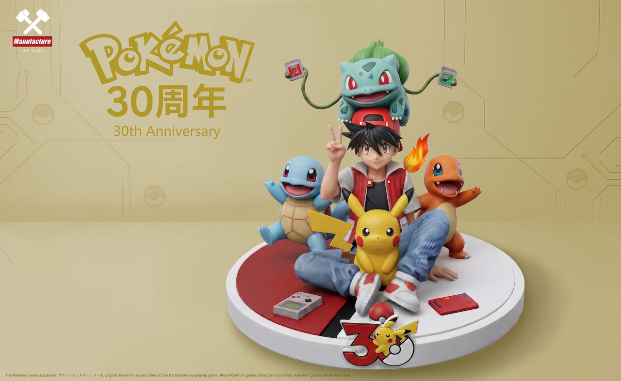 【Pre-sale】1/8 Scale Pokemon 30th Anniversary-MF Studio