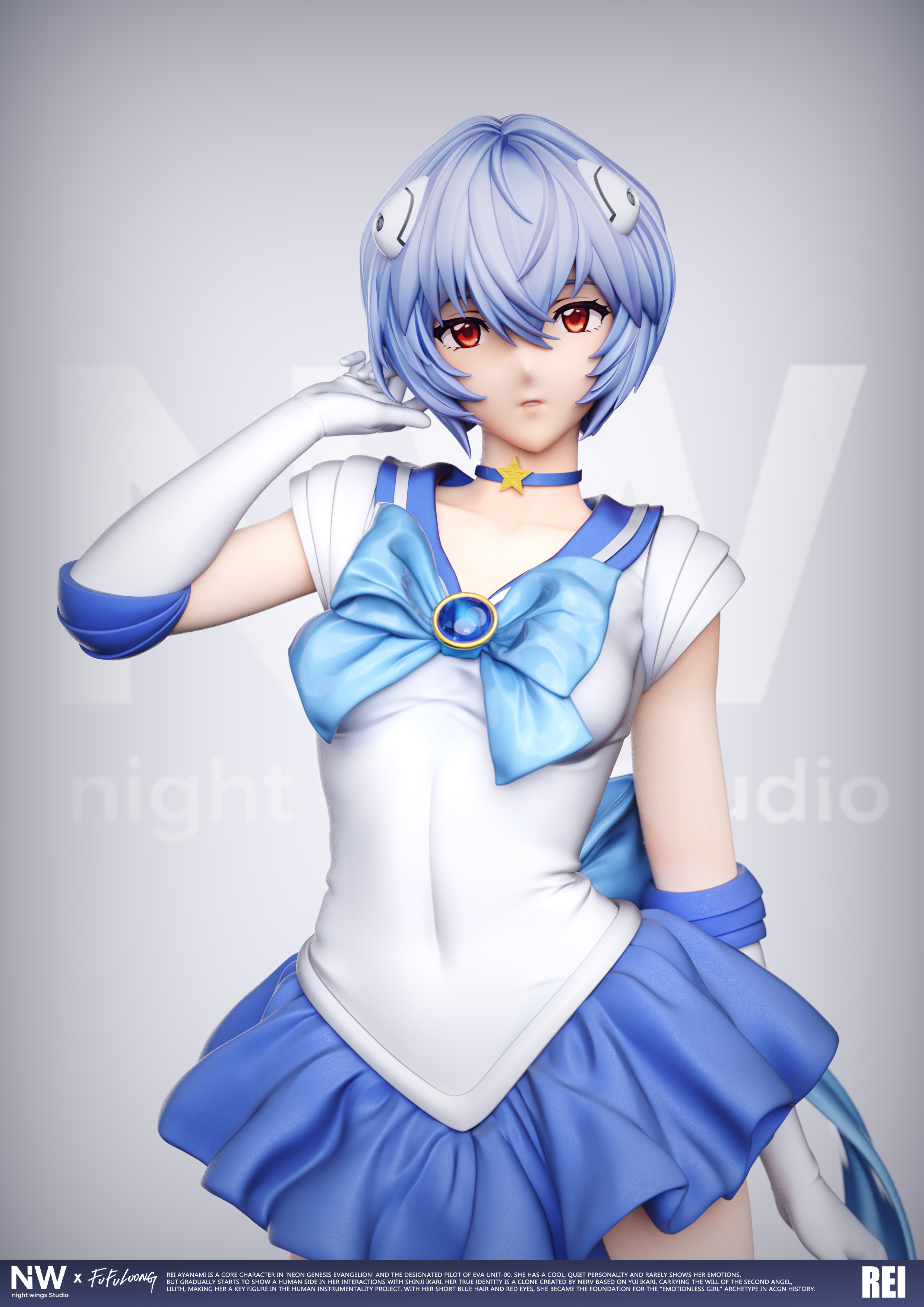 【Pre-sale】1/6 and 1/4 Scale Ayanami Rei-EVA-Night Wing Studio