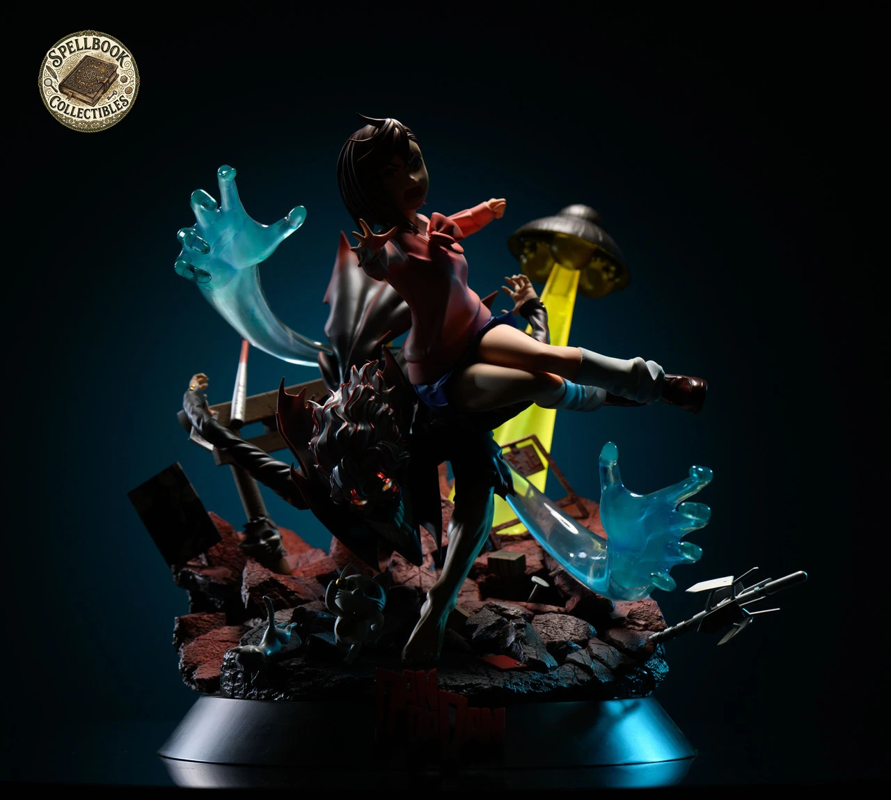 【Pre-sale】1/6 Scale Momo and Okarun with LED-Spellbook Collectibles Studio