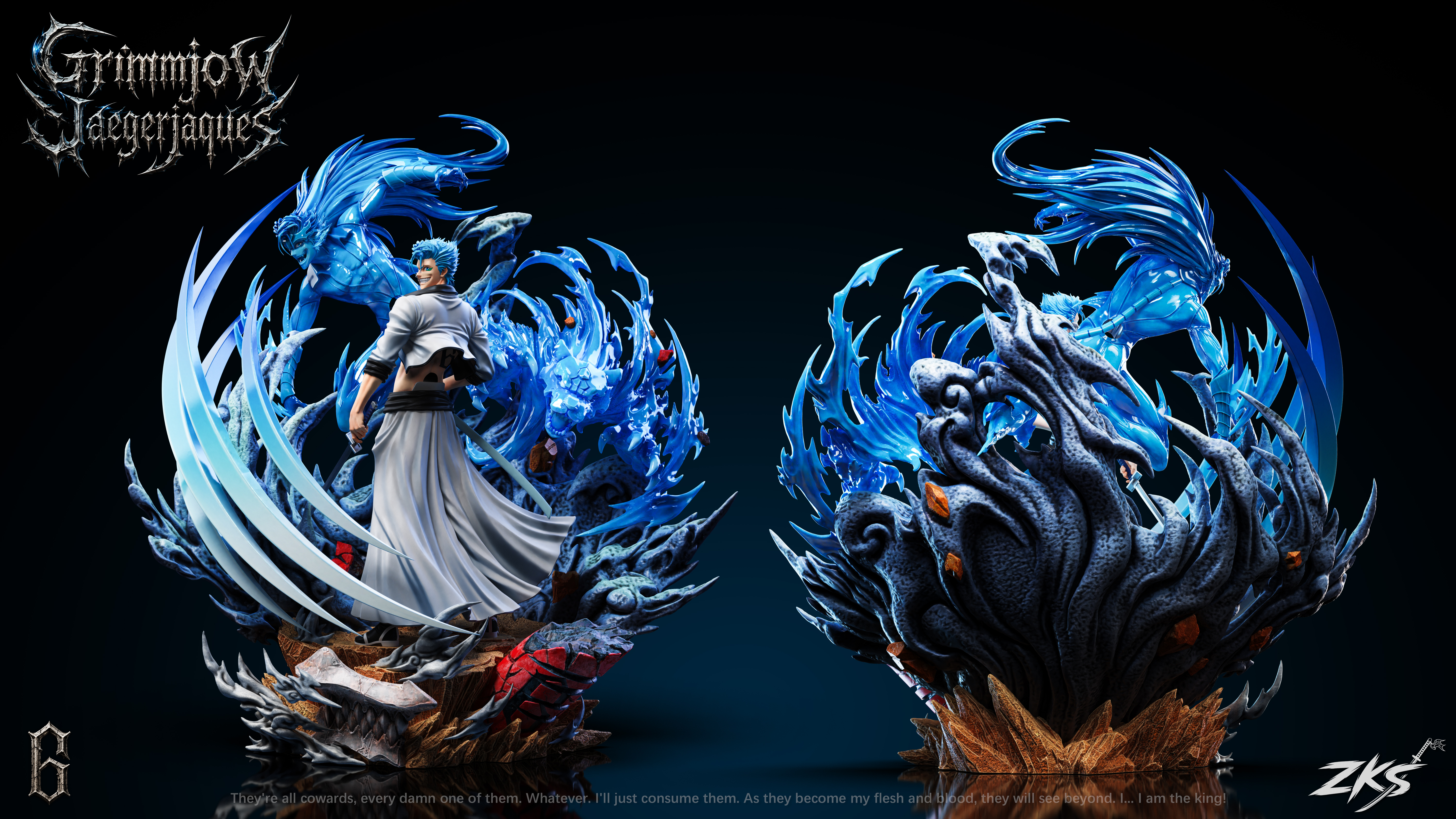 【Pre-sale】1/6 Scale Grimmjow Jaegerjaques-Bleach-ZKS Studio