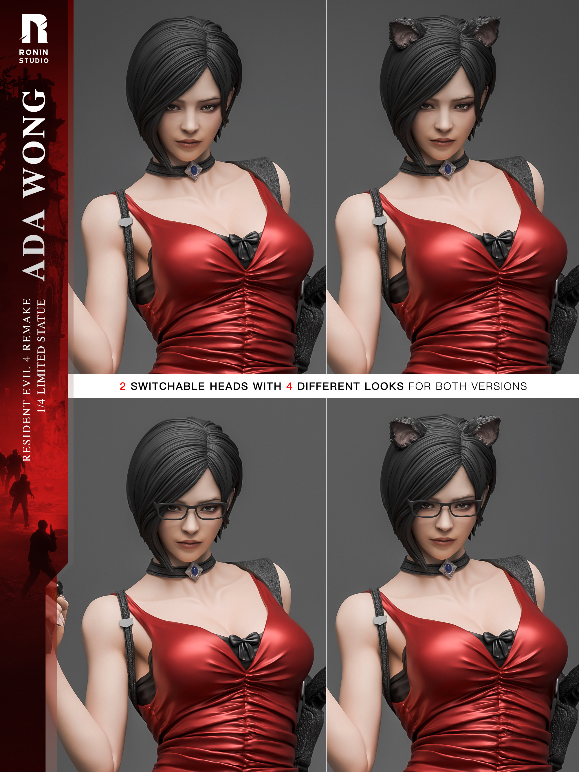 【Pre-sale】1/4 Scale Ada Wong-Resident Evil-Ronin Studio