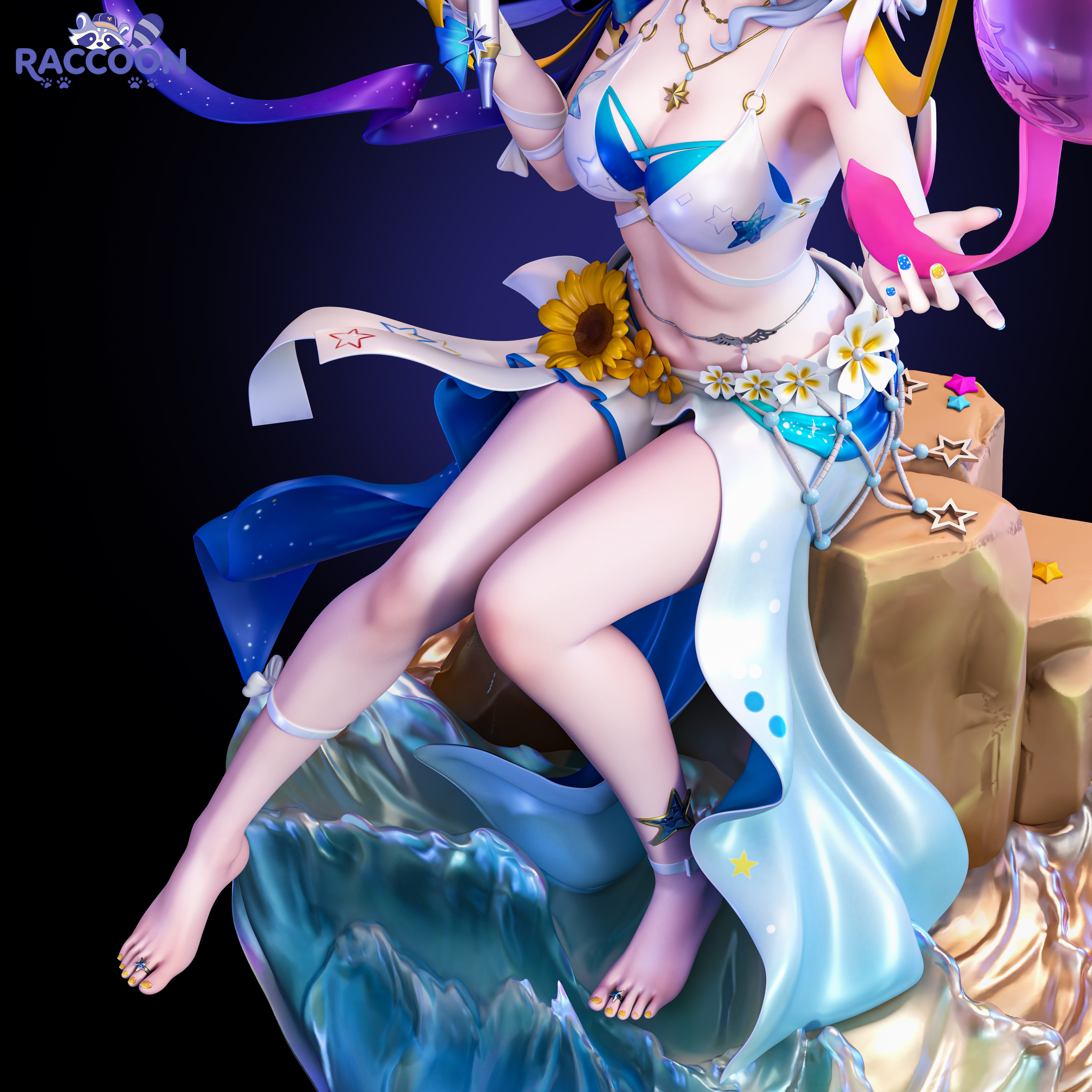 【Pre-sale】1/6 Scale Summeretto Robin-Honkai: Star Rail-Raccoon (XHX) Studio