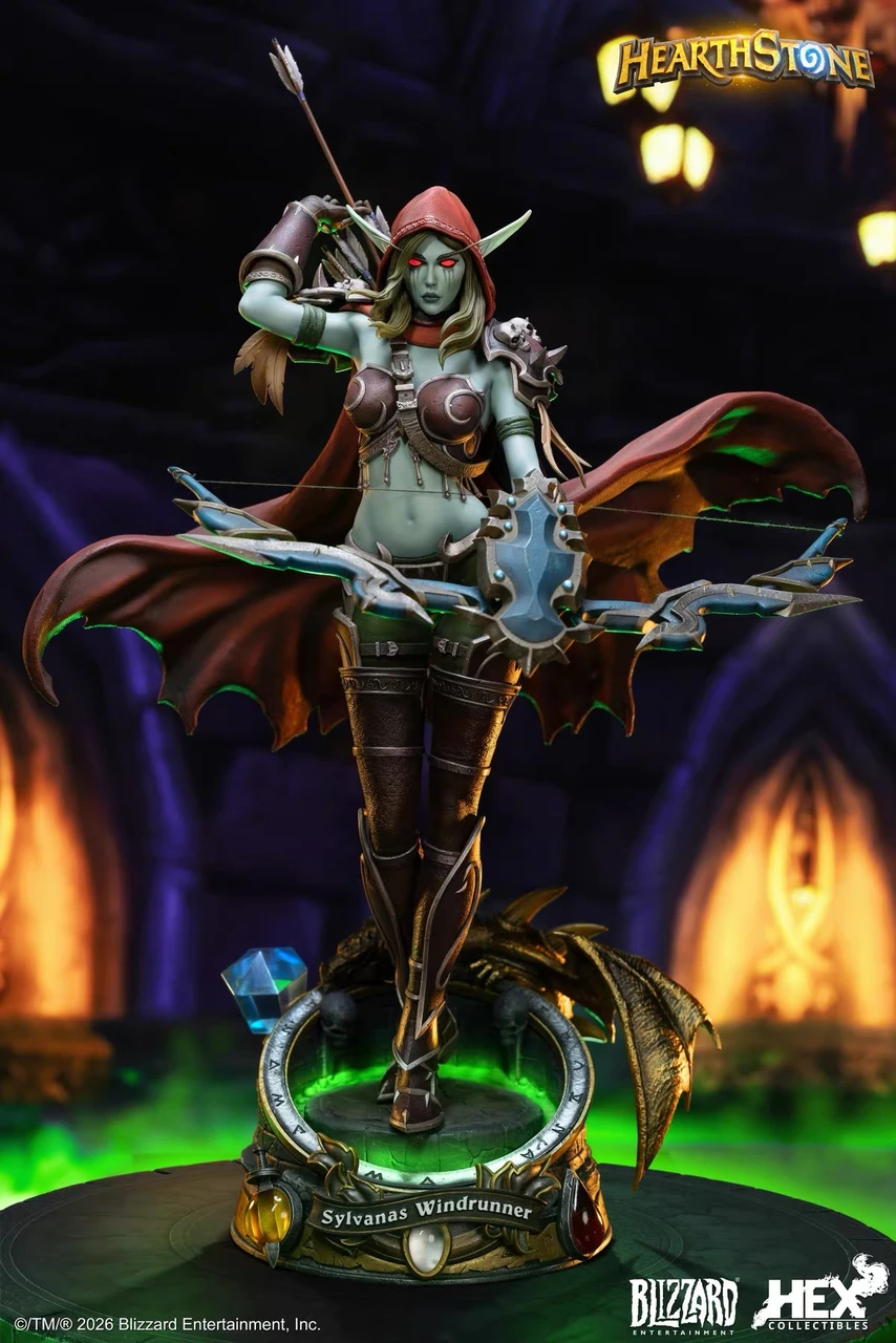 【Pre-sale】1/6 Scale Sylvanas Windrunner with LED Licensed-HearthStone: Heroes of Warcraft-HEX Collectibles × Blizzard