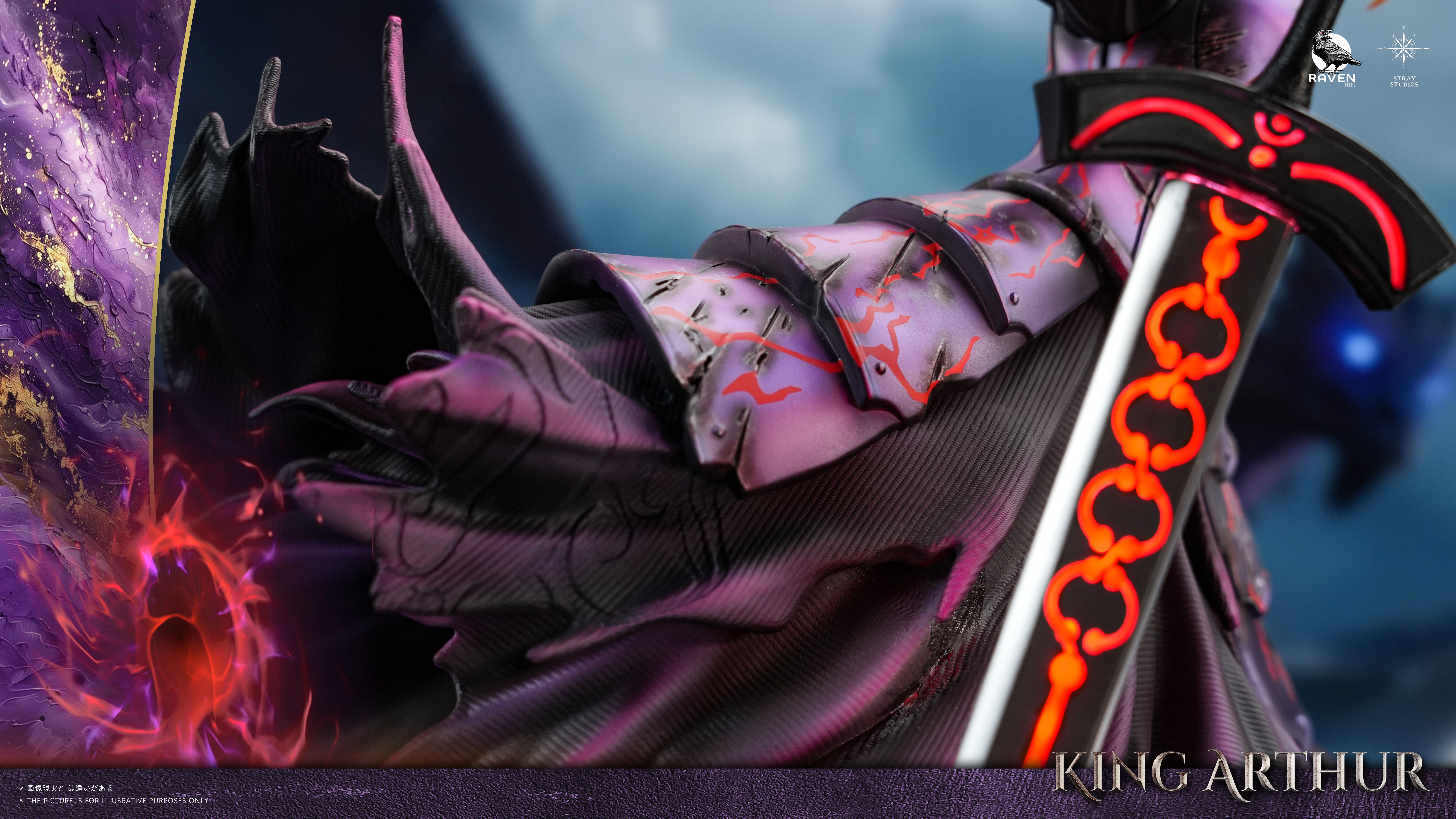 【Pre-sale】1/4 Scale 002 Black Saber-Raven and Stray Studios