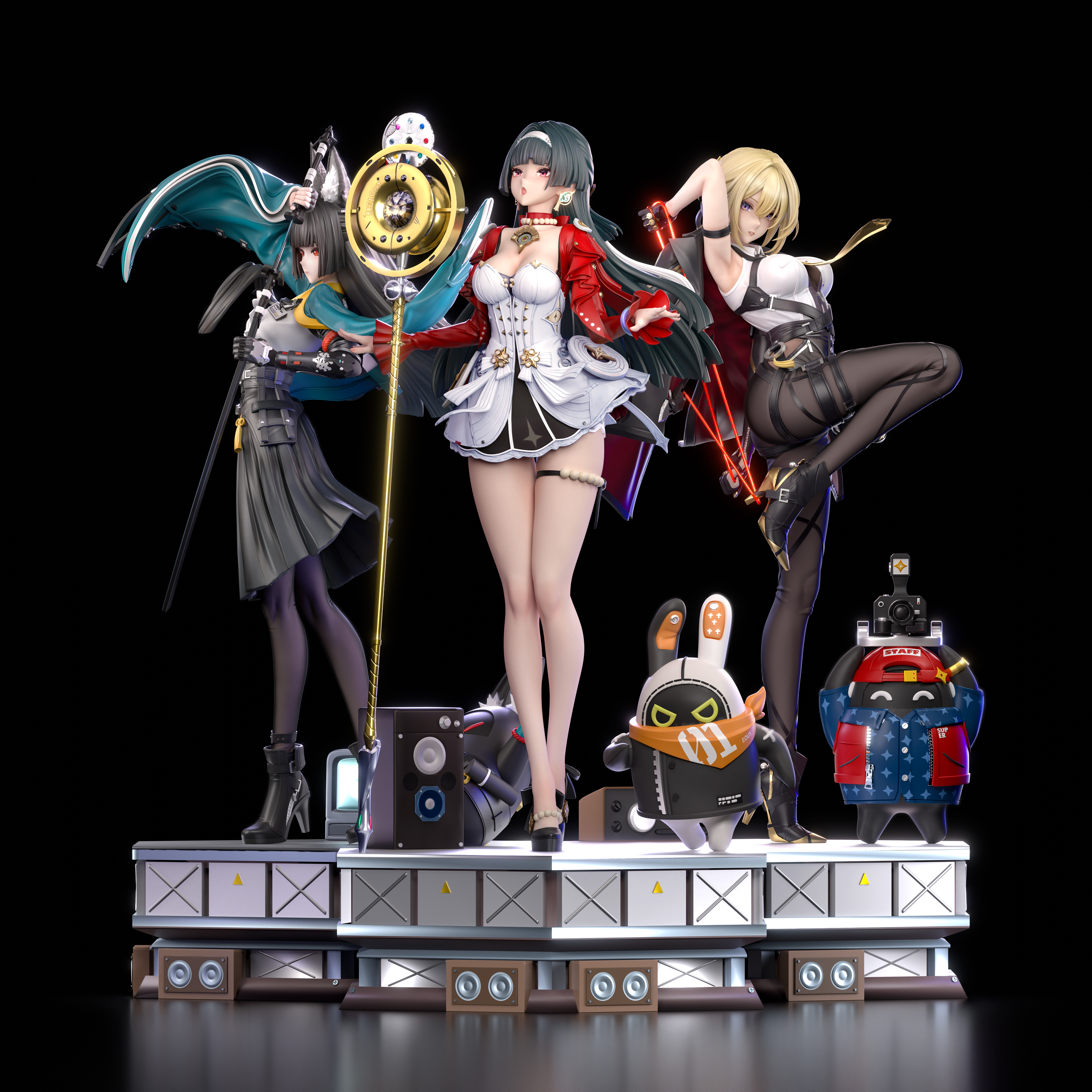 【Pre-sale closed】1/6 Scale Astra Yao, Hoshimi Miyabi and Evelyn Chevalier-HaJiMi Studio