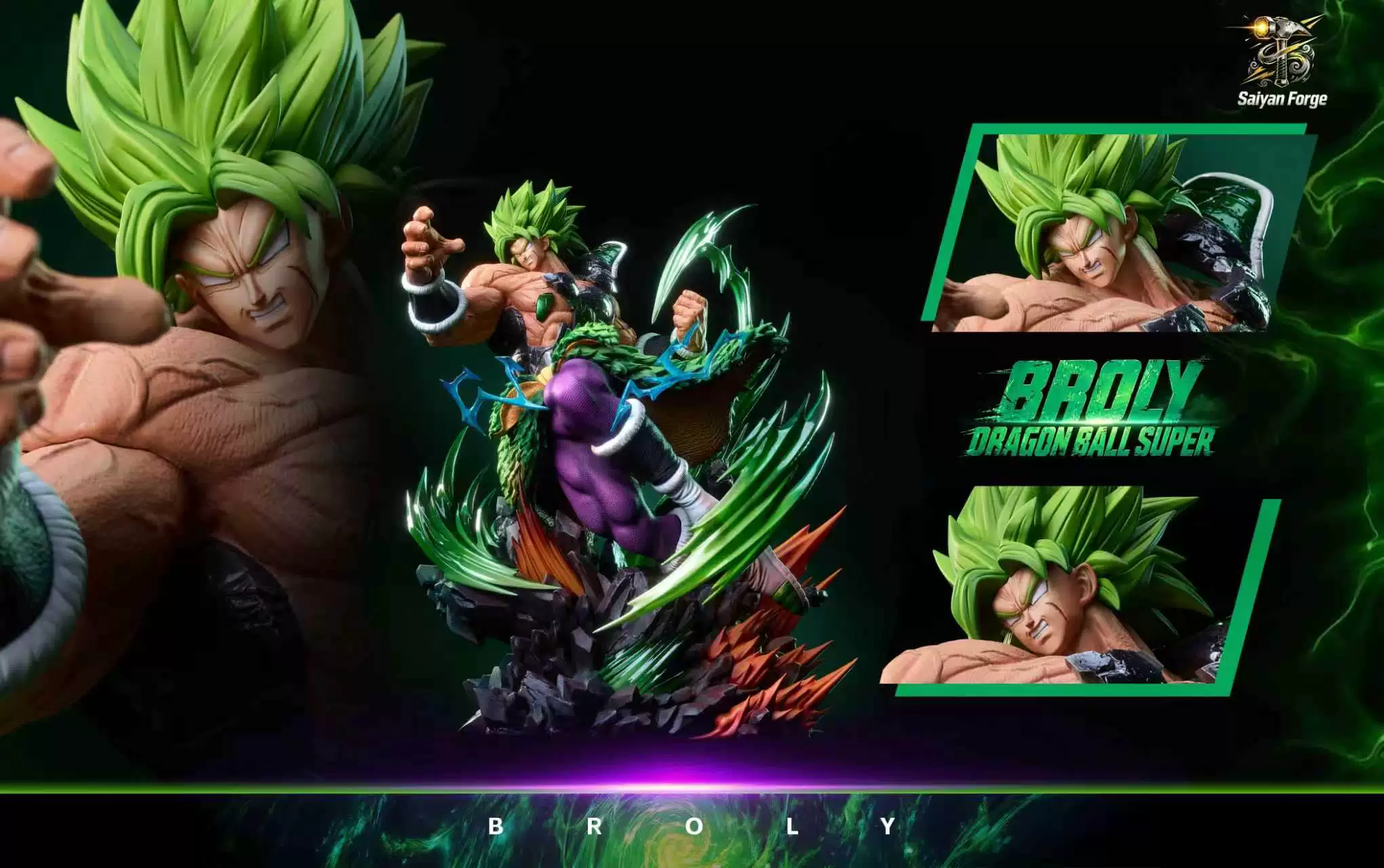 【Pre-sale】1/6 Scale Broli VS Son Goku-Dragon Ball-Saiyan Forge Studio