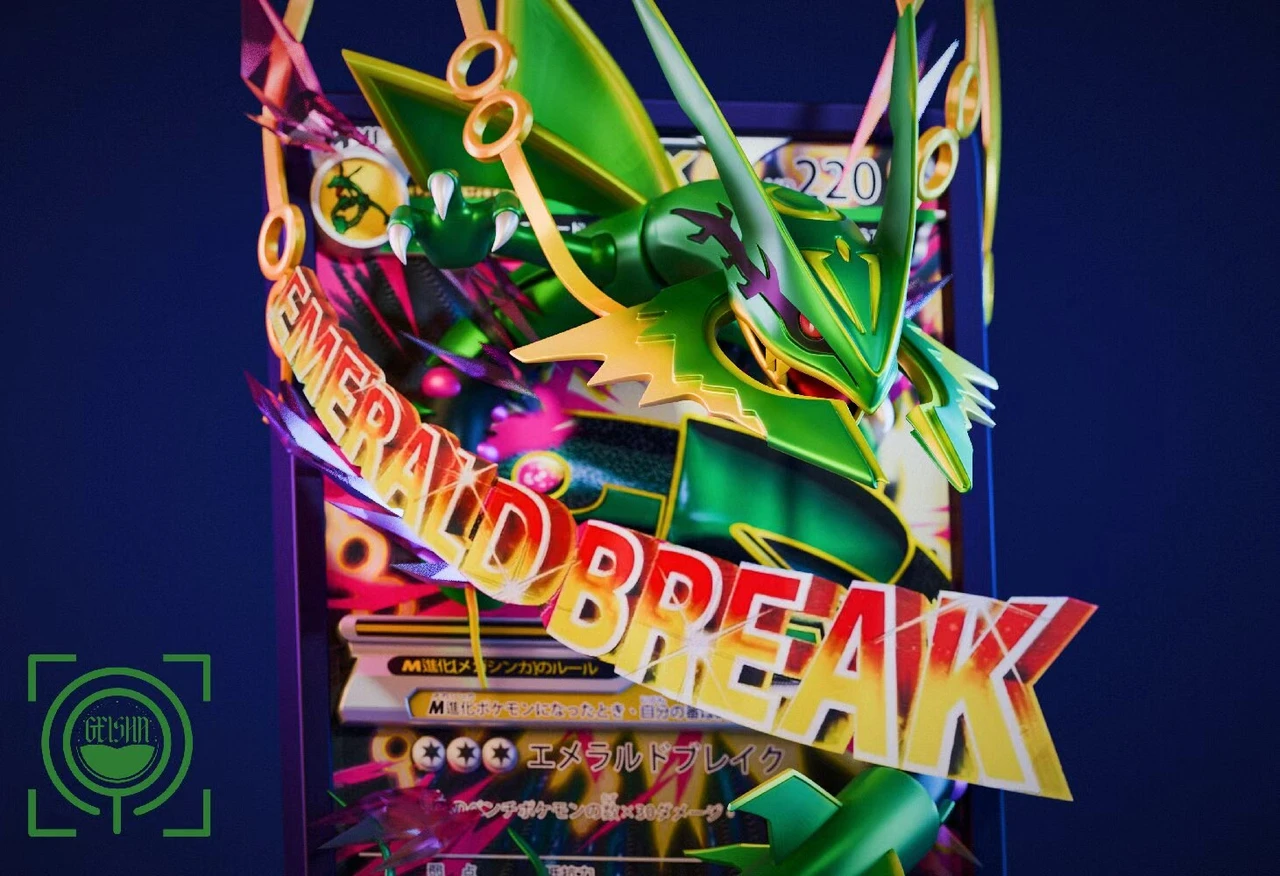 【Pre-sale】M Rayquaza EX-Pokemon-GEISHA Studio