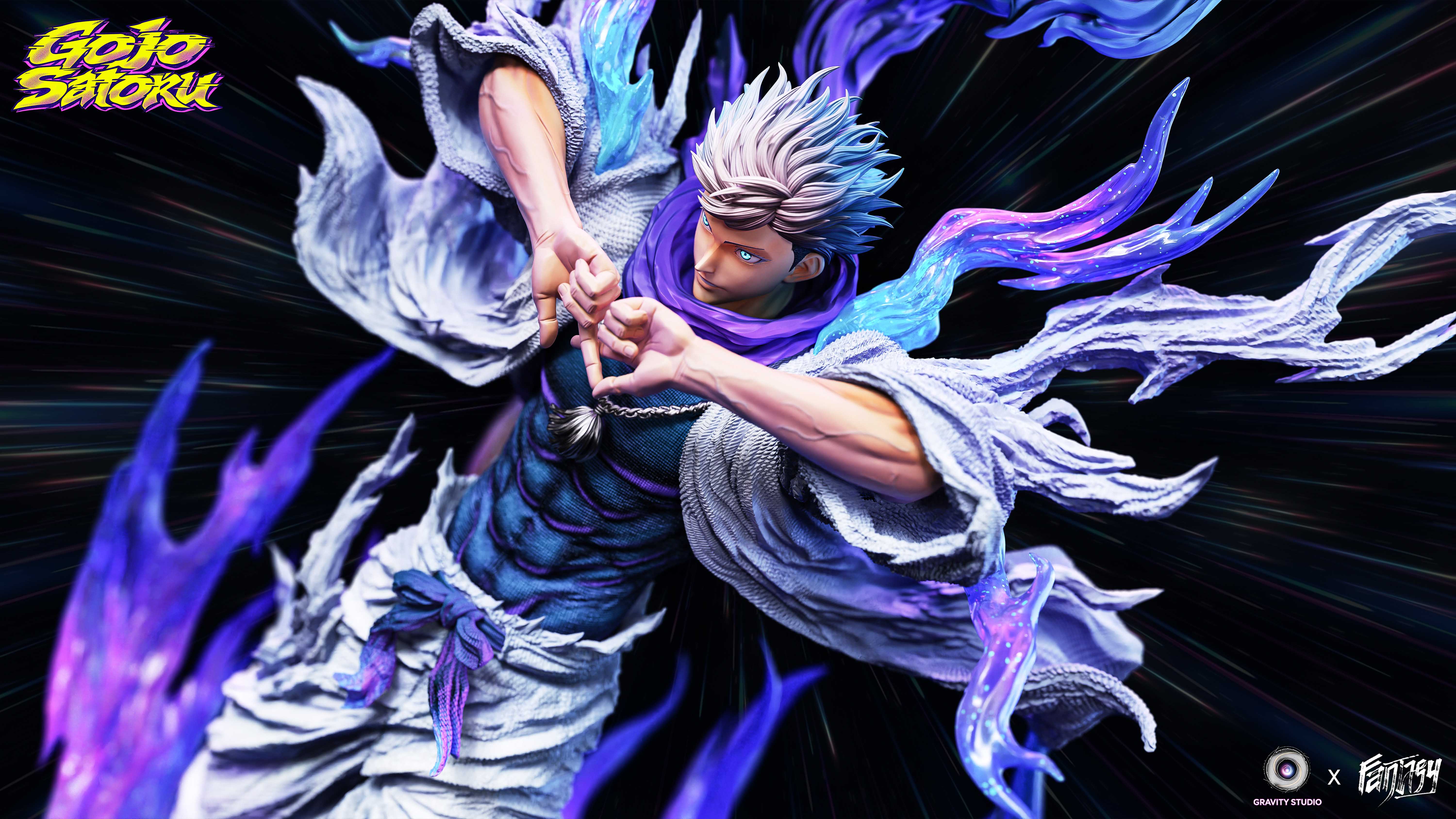 【Pre-sale】1/6 Scale Gojo Satoru with LED-Jujutsu Kaisen-Fantasy × Gravity Studio
