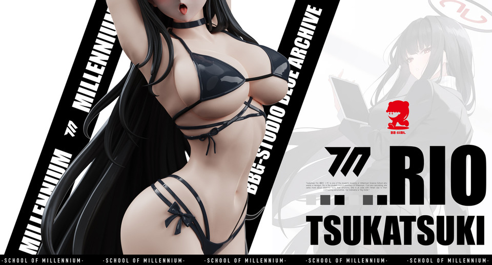 【Pre-sale】1/6 Scale Tsukatsuki Rio-Blue Archive-BB Girl Studio