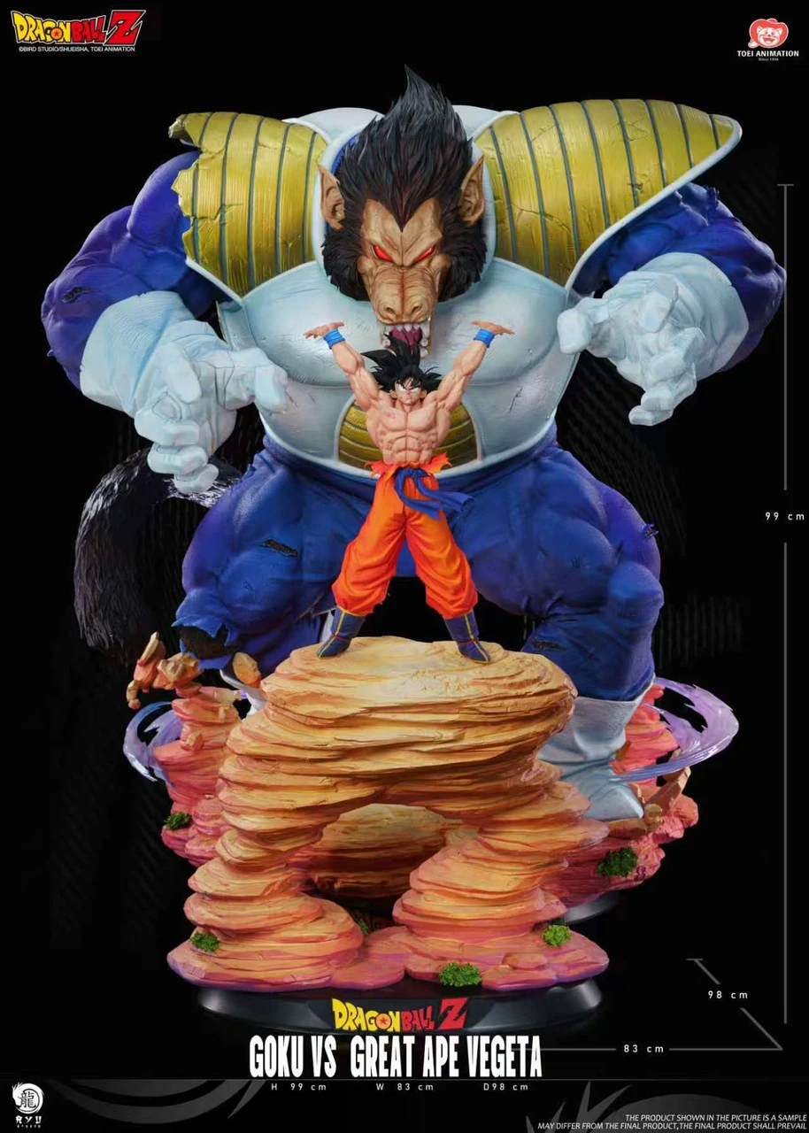 【Pre-sale】1/6 Scale Goku vs Great Ape Vegeta with LED Licensed-RYU Studio